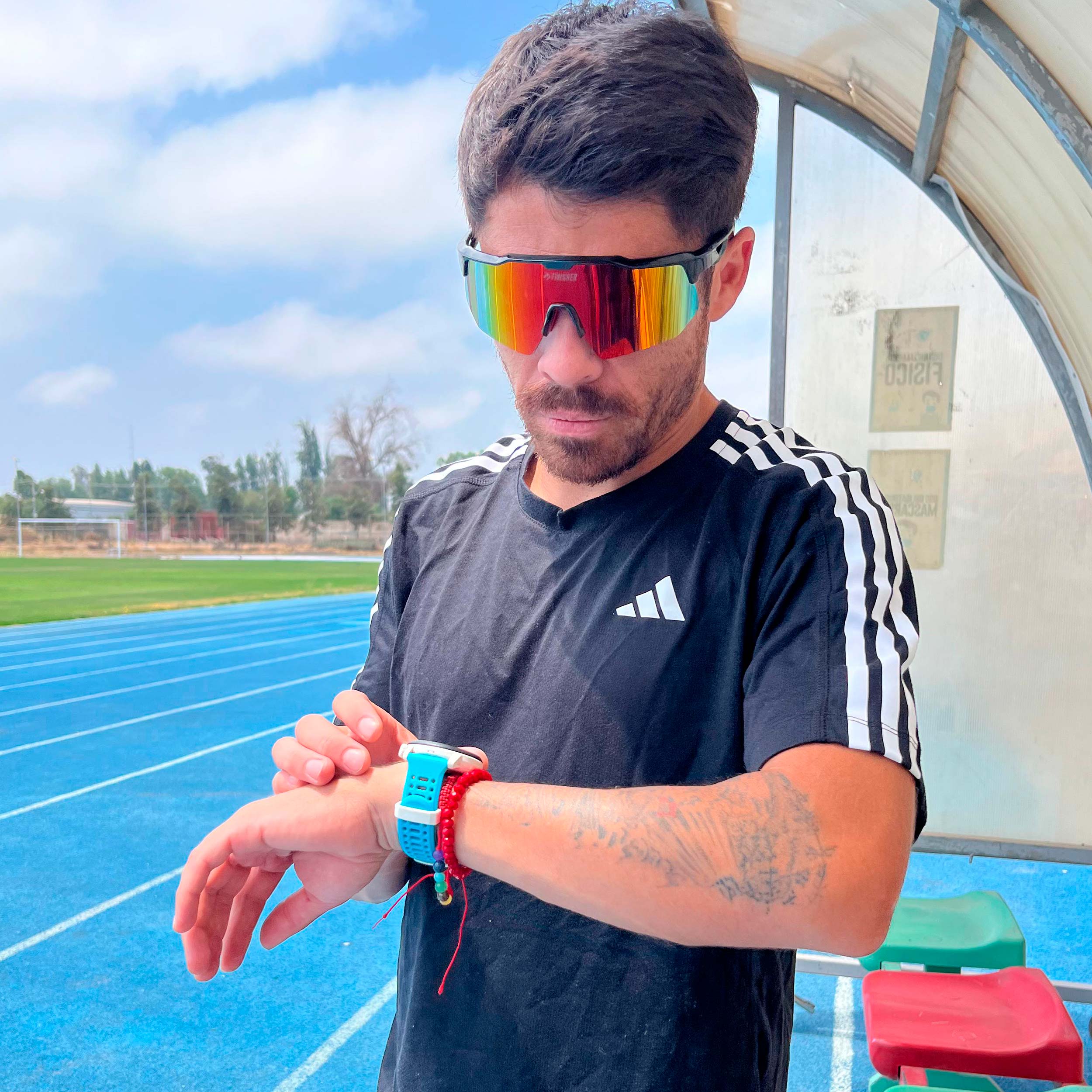 Finisher Lentes de Running Boston, ROJO, hi-res