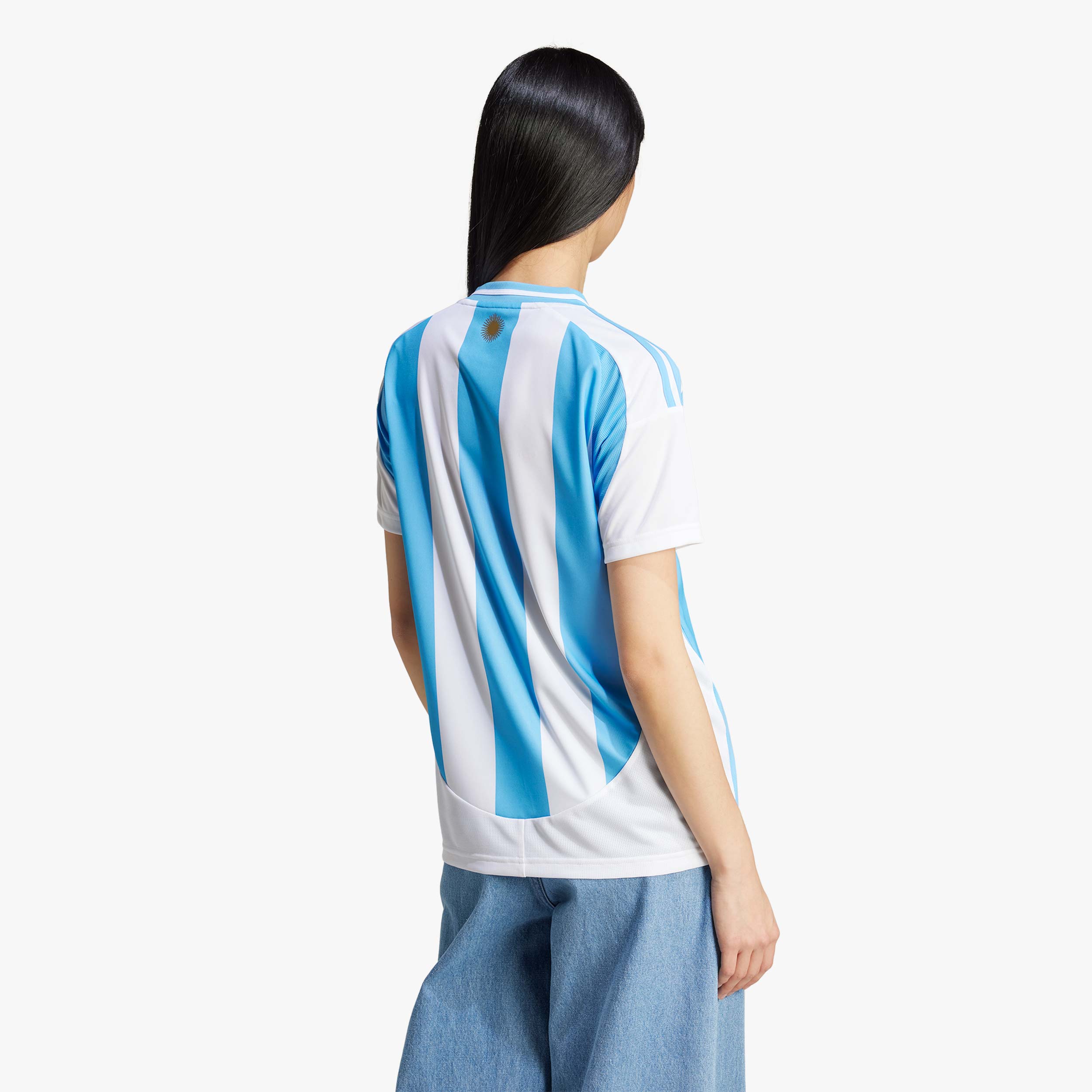 adidas Camiseta Selecci&oacute;n Argentina Local 2024 Mujer, BLANCO, hi-res