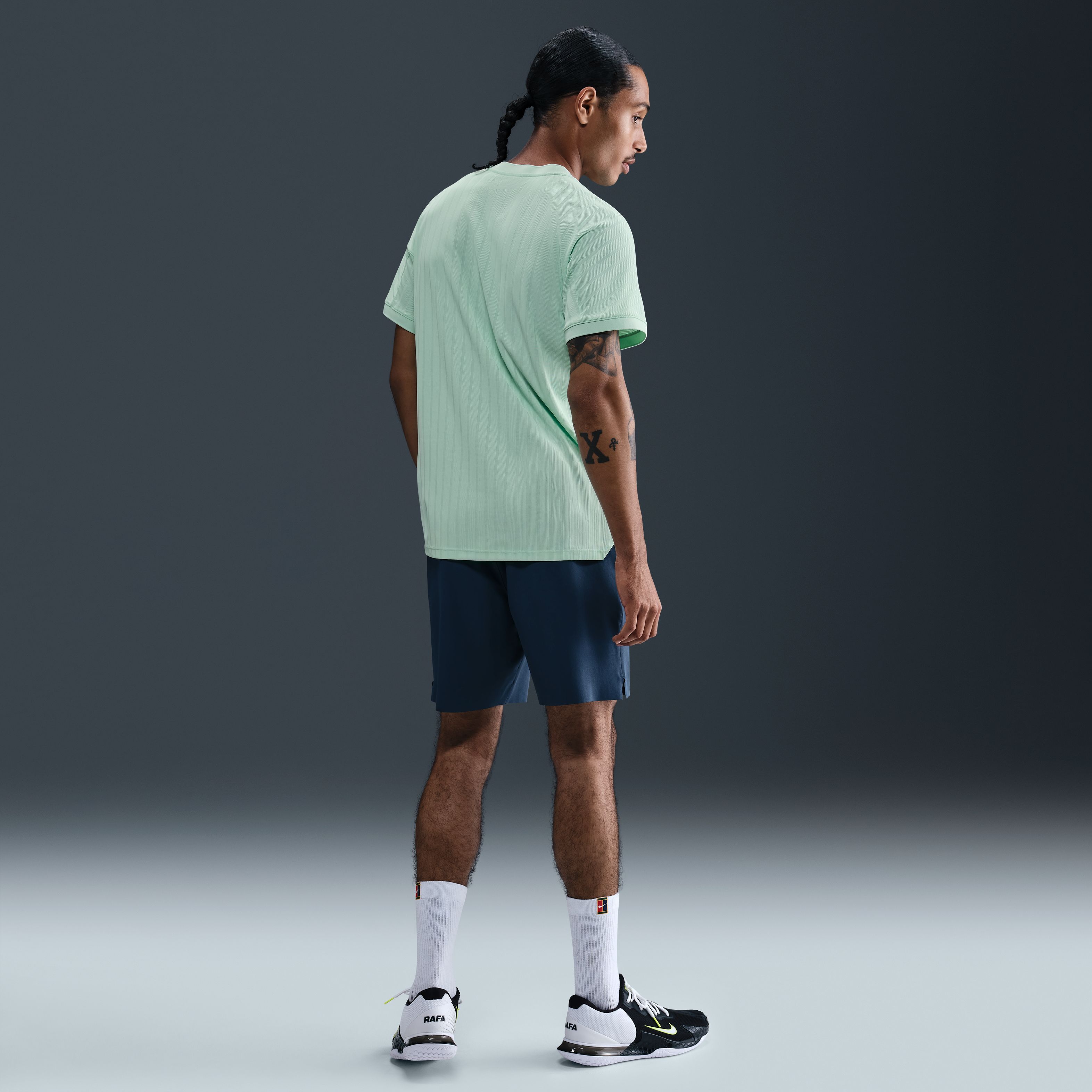 Nike Polera Court Slam, VERDE, hi-res