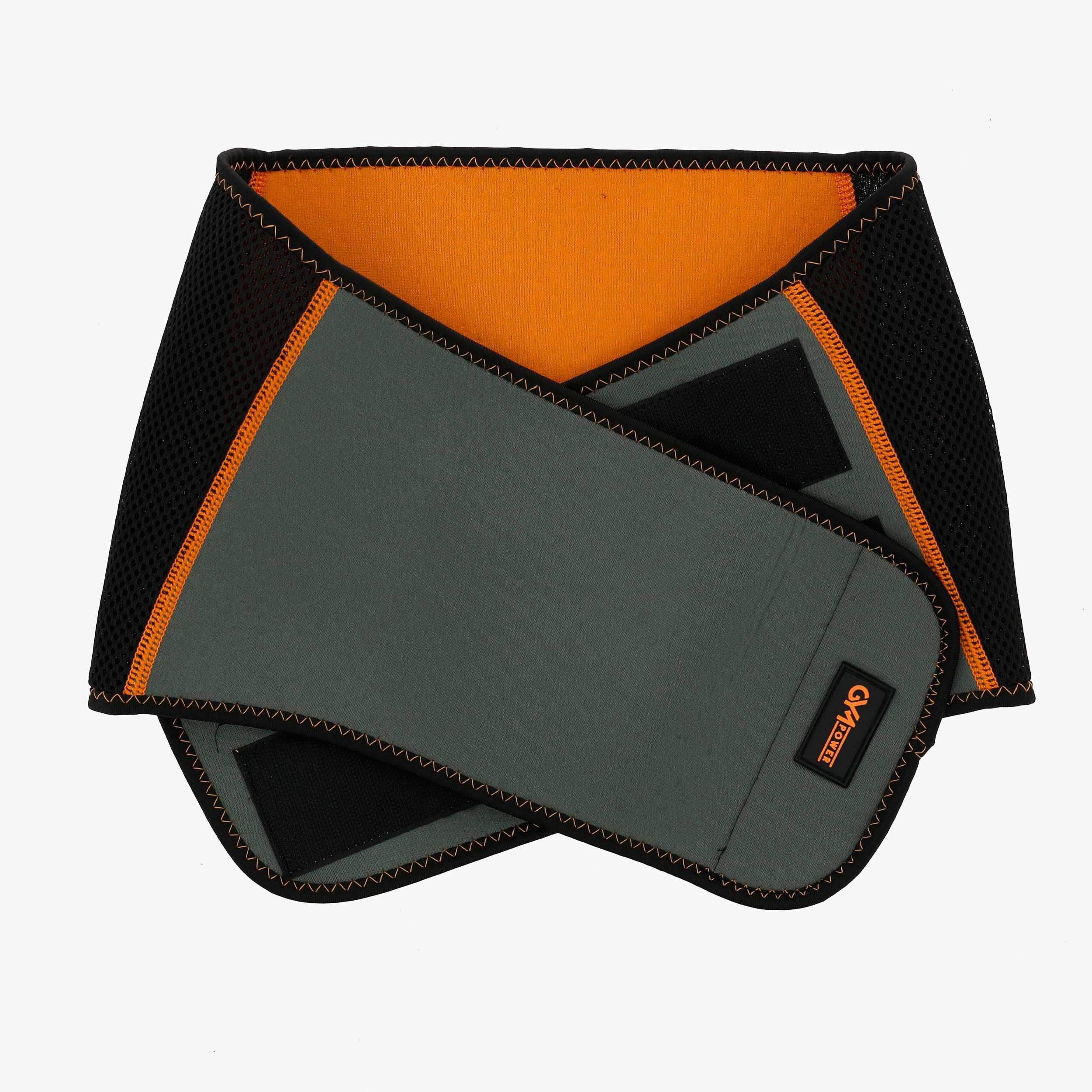 Gym Power Waist Support, GRIS, hi-res