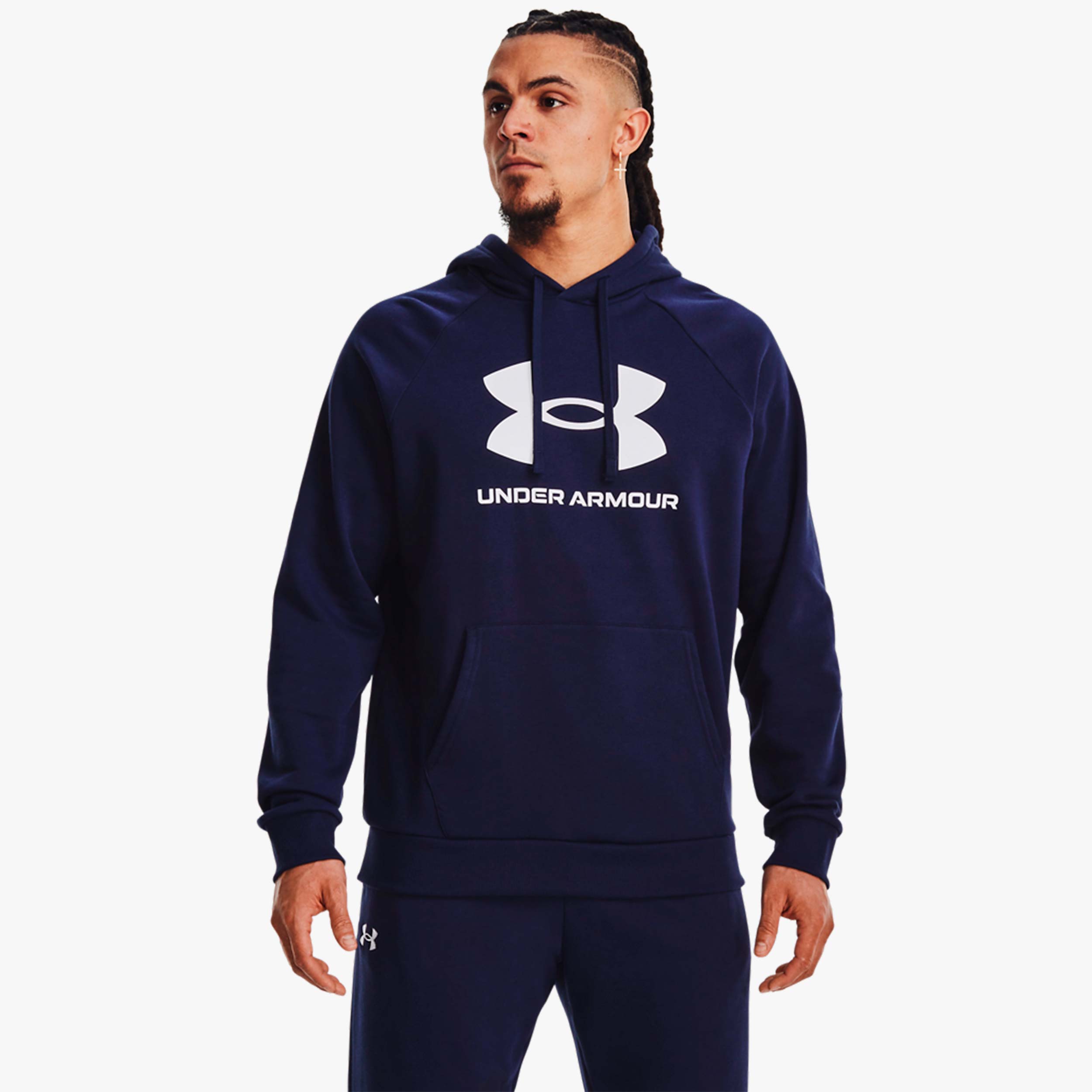 Under Armour Poler&oacute;n Rival Fleece, AZUL, hi-res