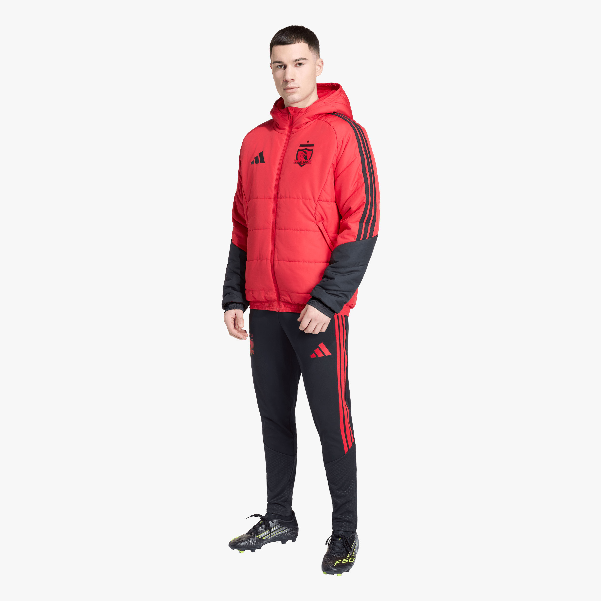 adidas Chaqueta Tiro26 Colo-Colo, ROJO, hi-res