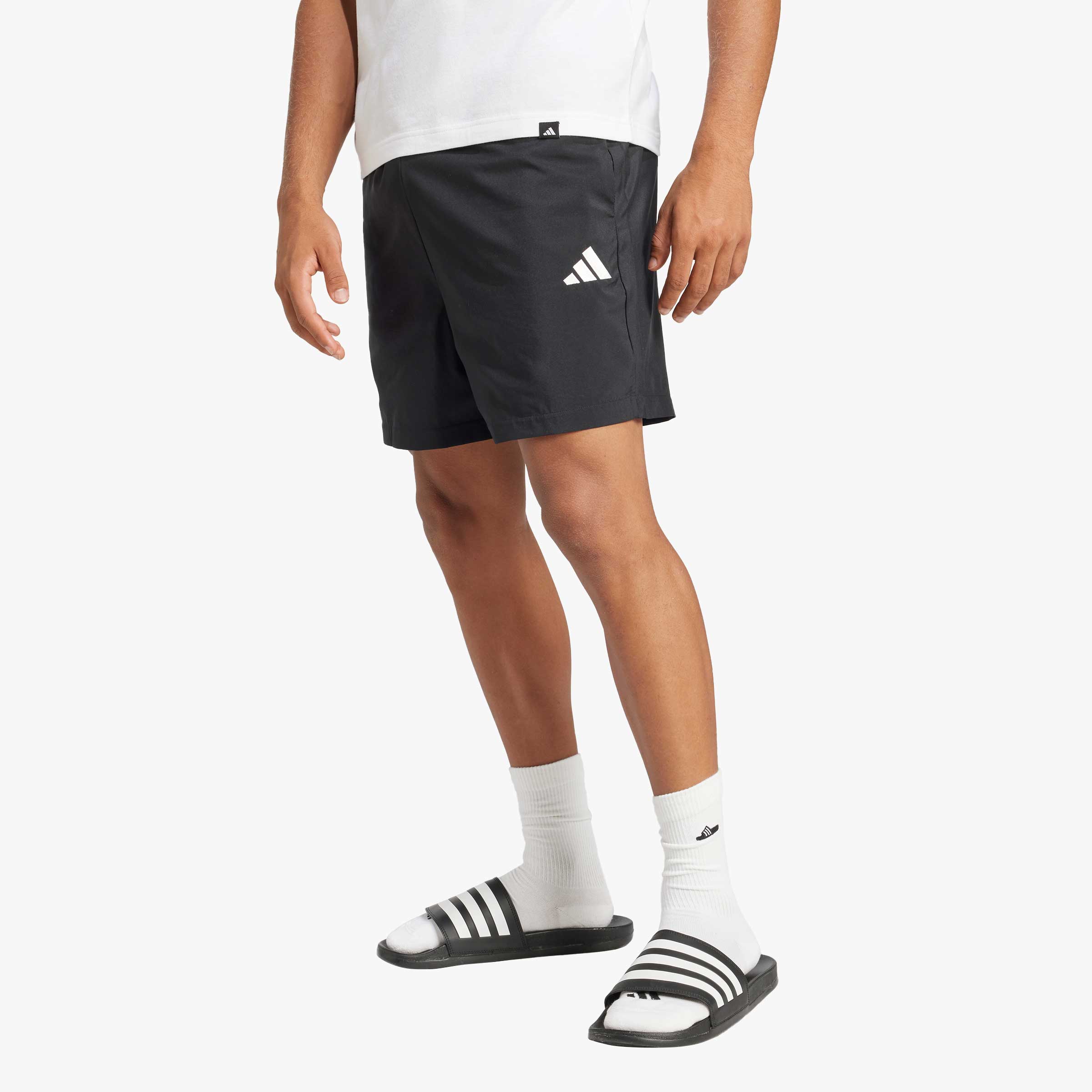 adidas Shorts Essentials Small Logo Chelsea, NEGRO, hi-res