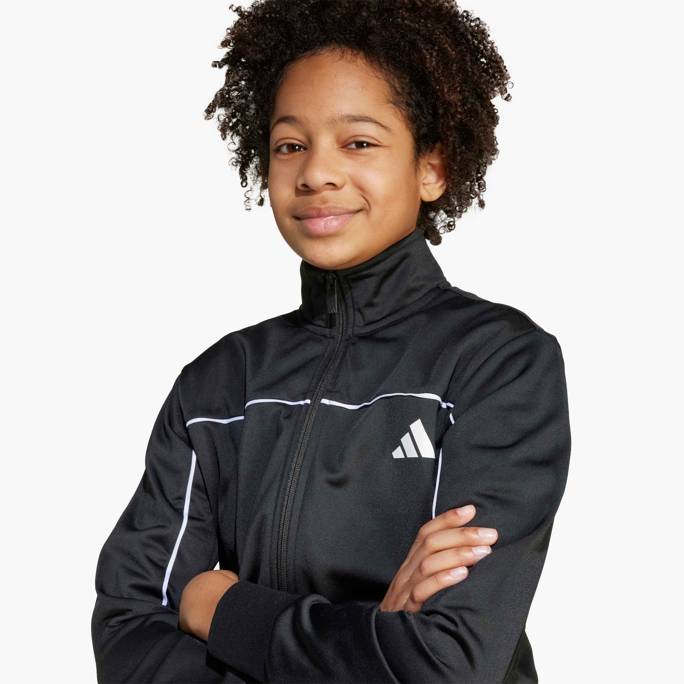 adidas Buzo Tejido Tricot Colour Pop Niños, NEGRO, hi-res