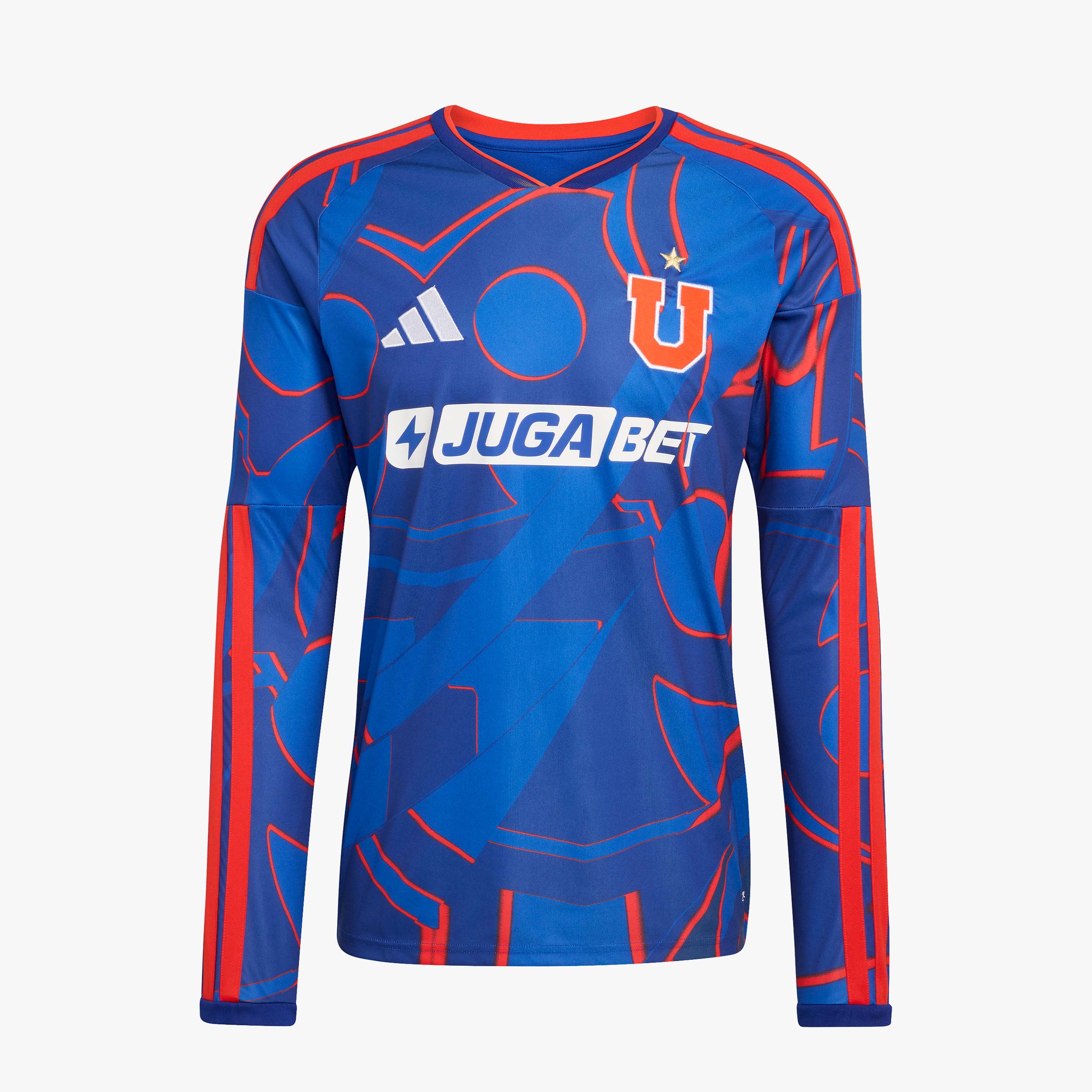 adidas Camiseta manga larga U de Chile Local 2026, AZUL, hi-res