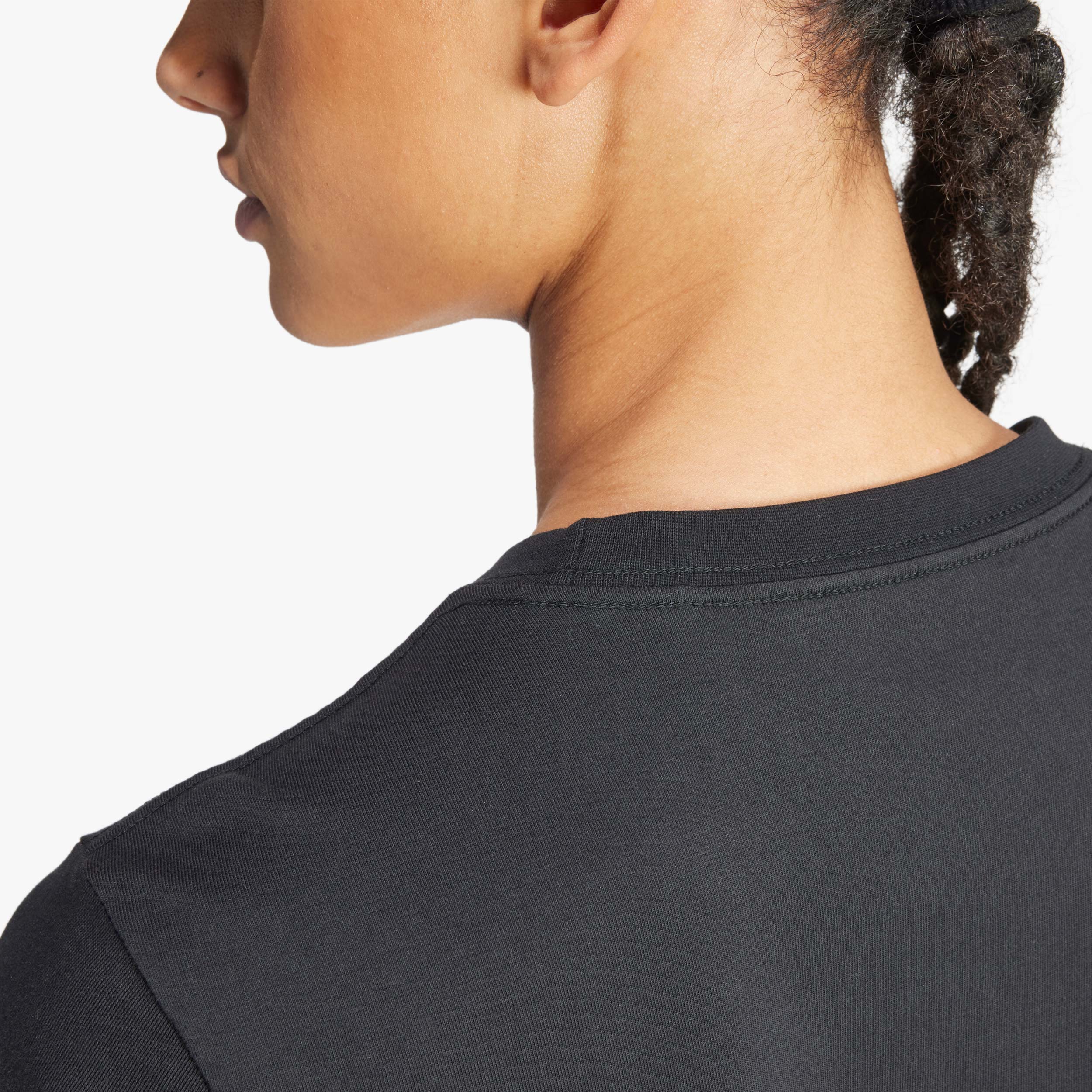 adidas Polera Loungwear Essentials Logo, NEGRO, hi-res