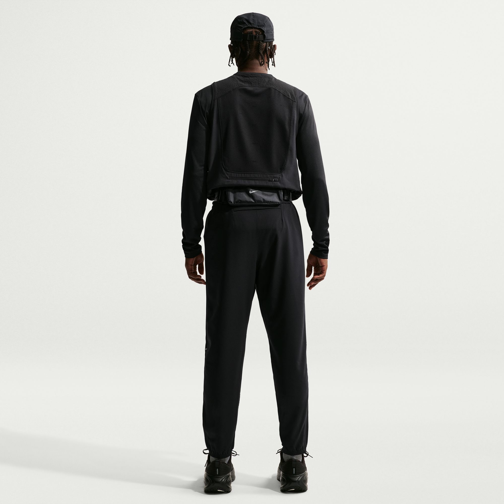 Nike Pantal&oacute;n Miler, NEGRO, hi-res
