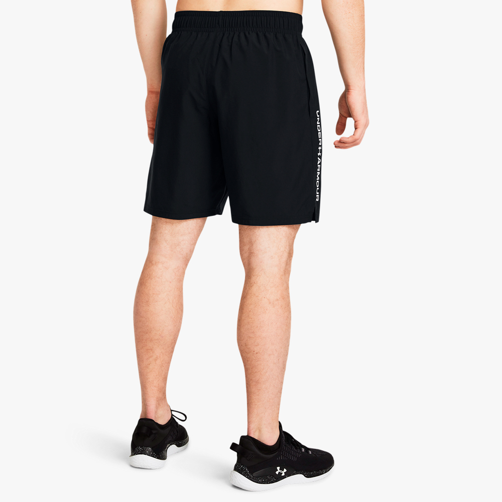 Under Armour Shorts Tech Woven Wordmark, NEGRO, hi-res