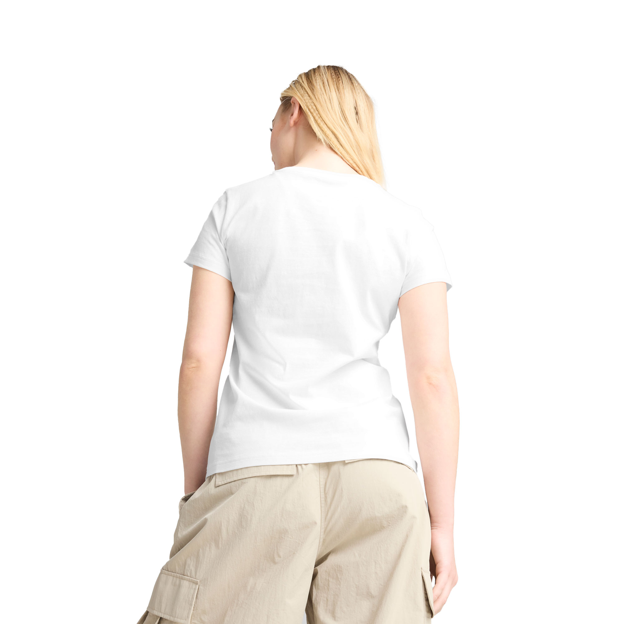 Polera Graphics Floral Cat Logo, BLANCO, hi-res
