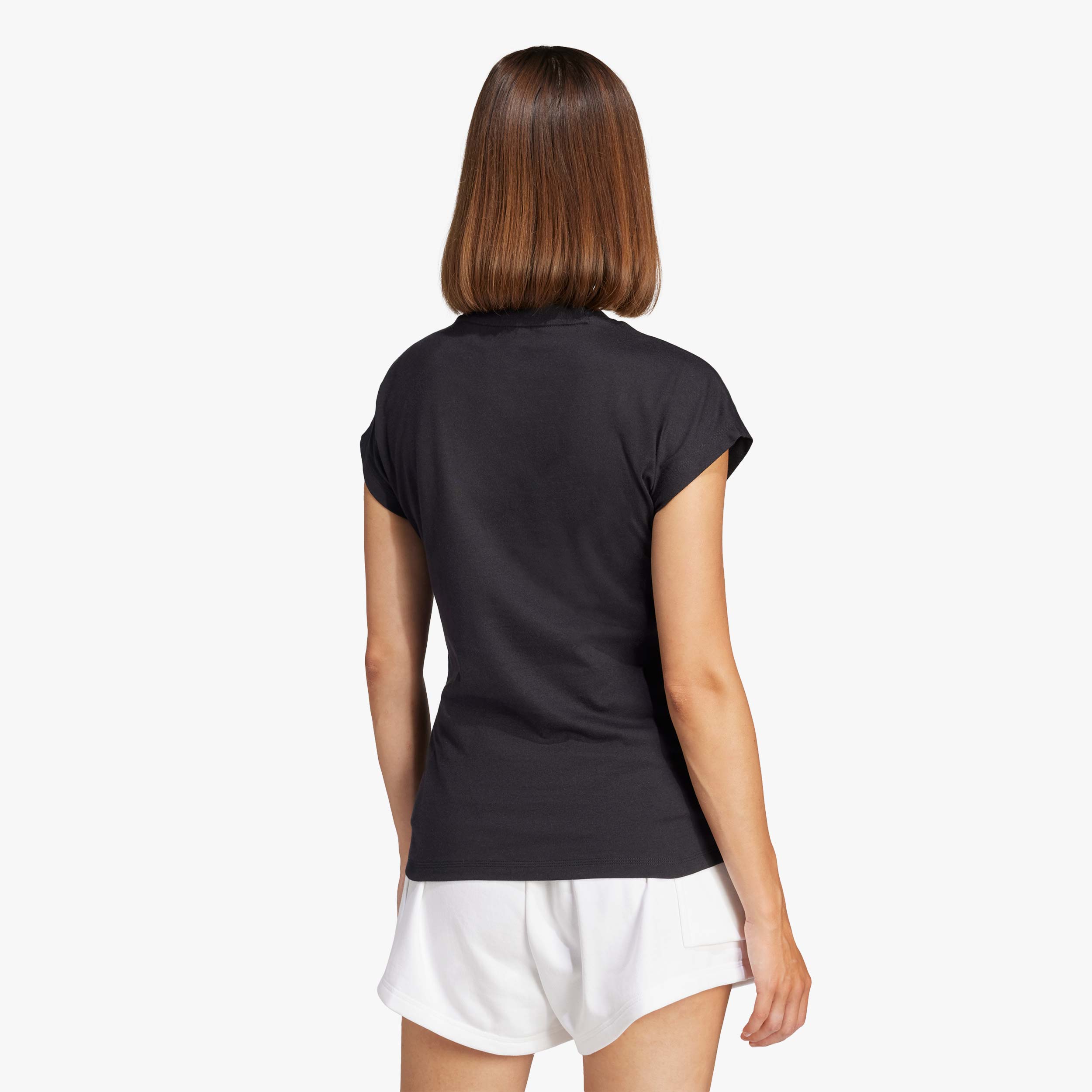 adidas Polera Essentials Linear, NEGRO, hi-res