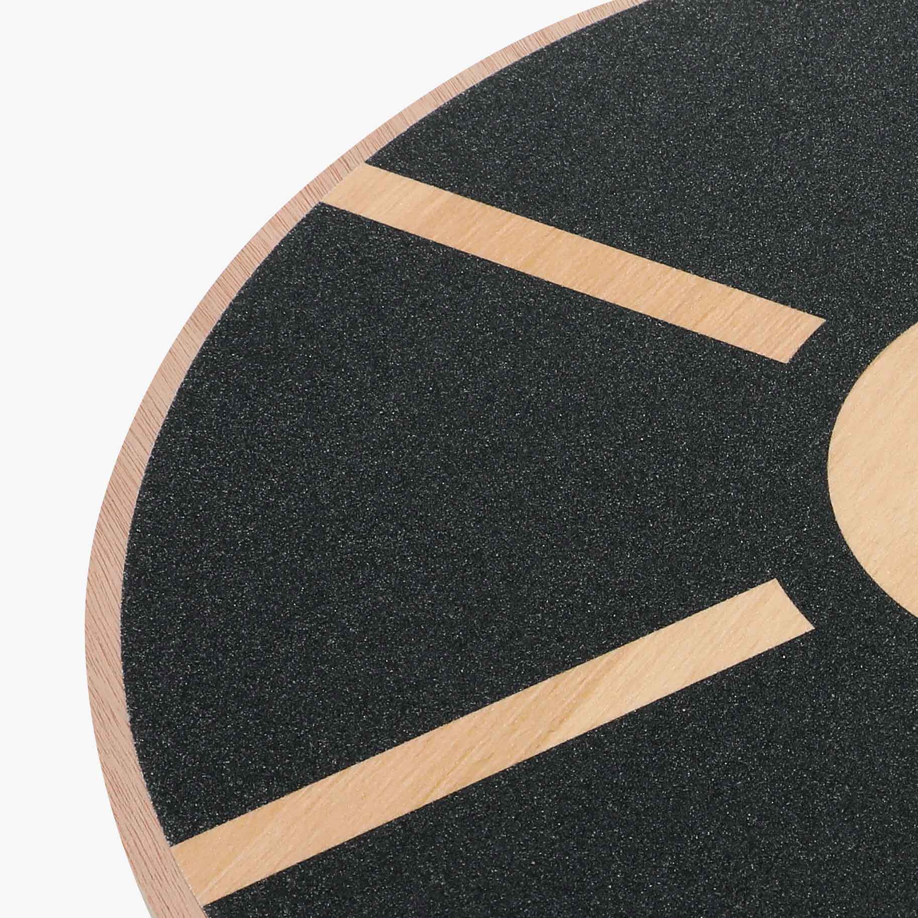 Gym Power Wooden Balance Board, NEGRO, hi-res