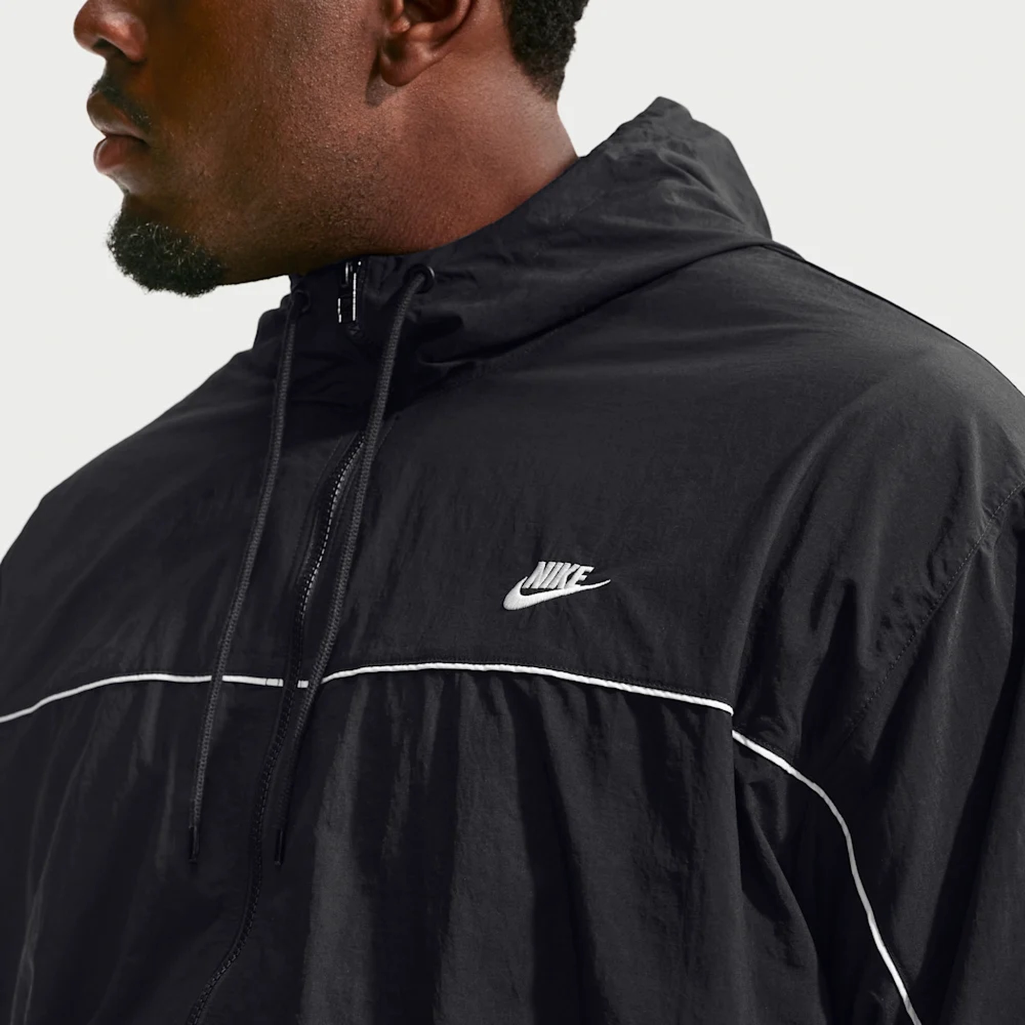 Nike Chaqueta Club, NEGRO, hi-res