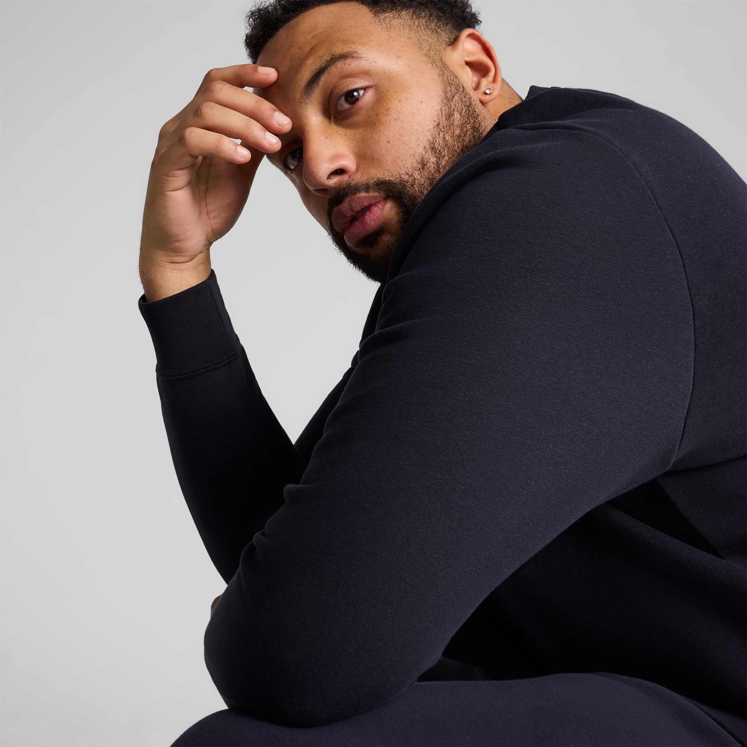 Puma Polerón Essentials Small Con Logo N.º 1, AZUL, hi-res