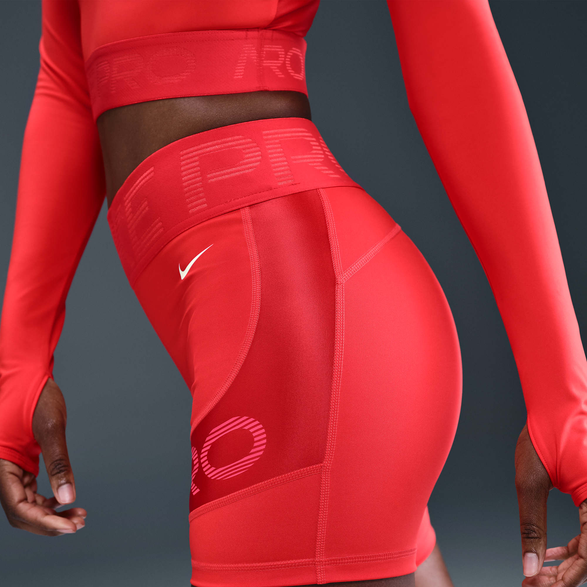 Nike Shorts Pro Sculpt, ROJO, hi-res