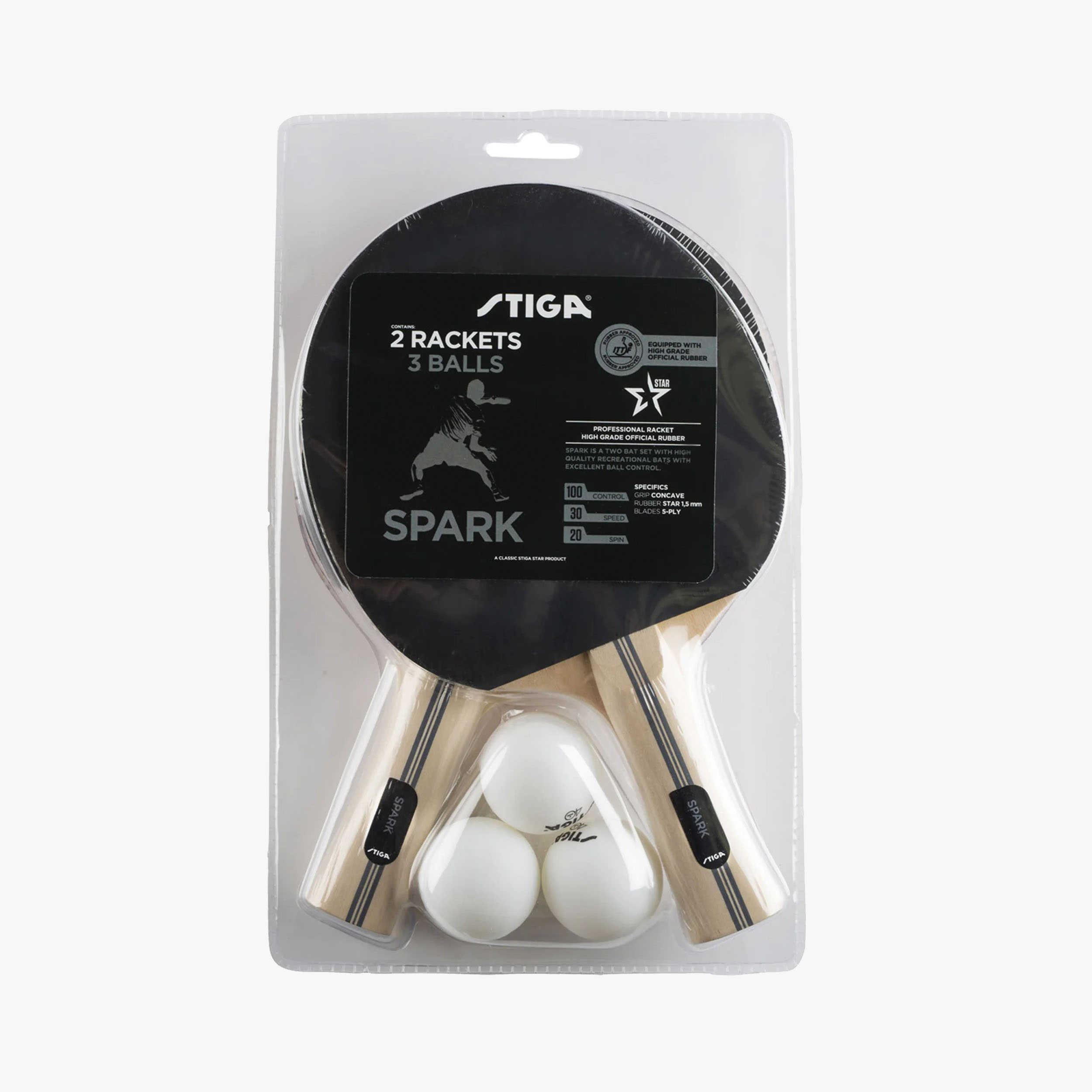 Stiga Set de Ping Pong Spark Hobby, BLANCO, hi-res