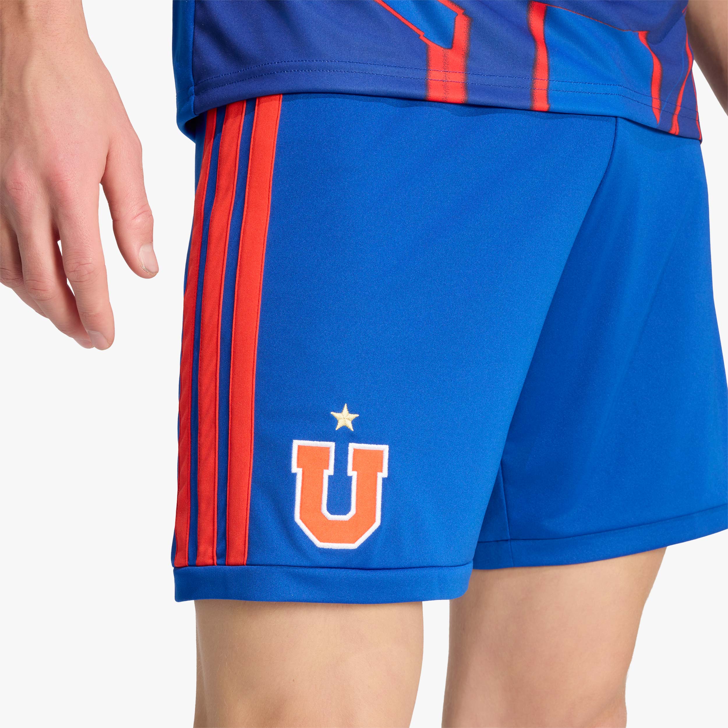 adidas shorts Universidad de Chile 26 Local, AZUL, hi-res