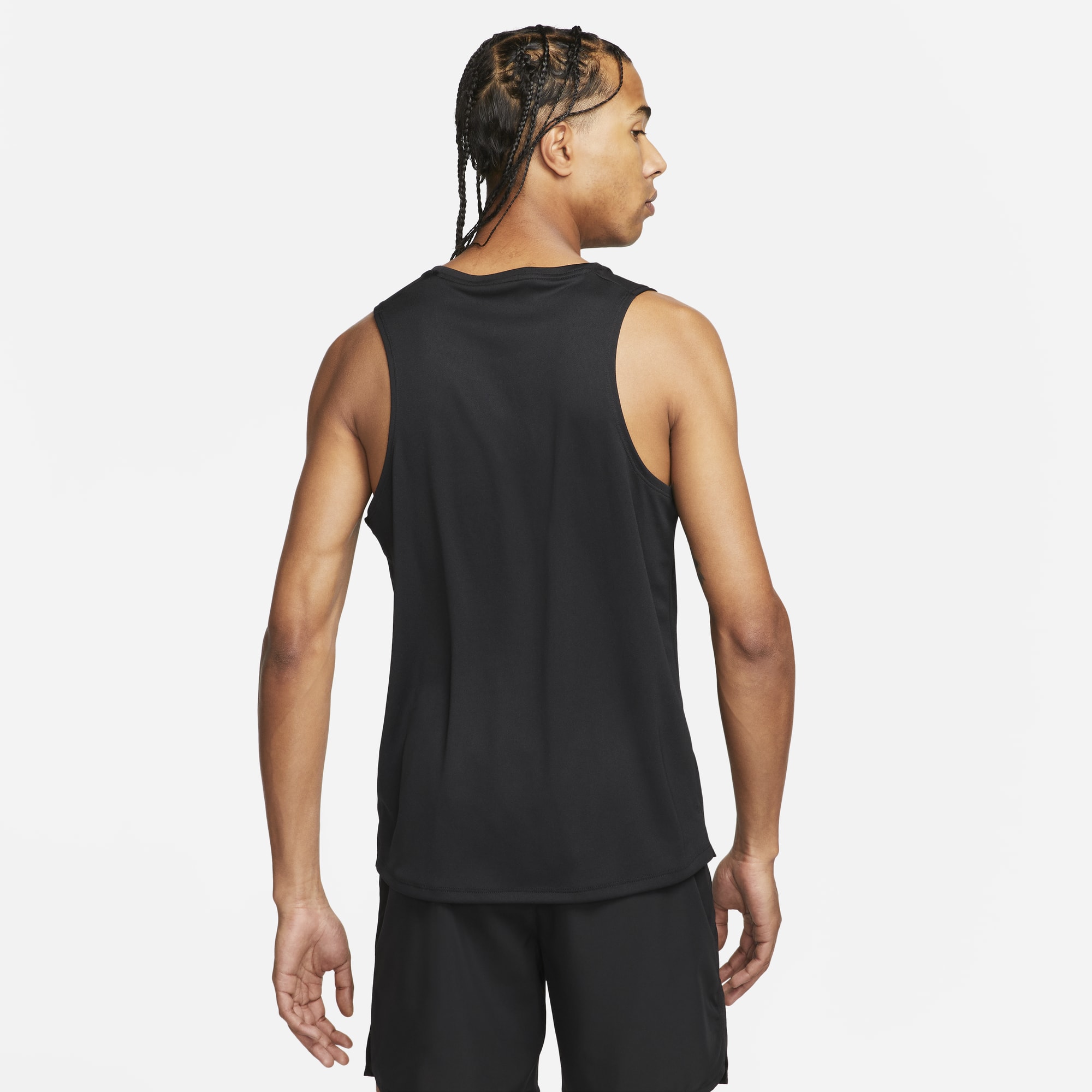 Nike Polera Miler, NEGRO, hi-res