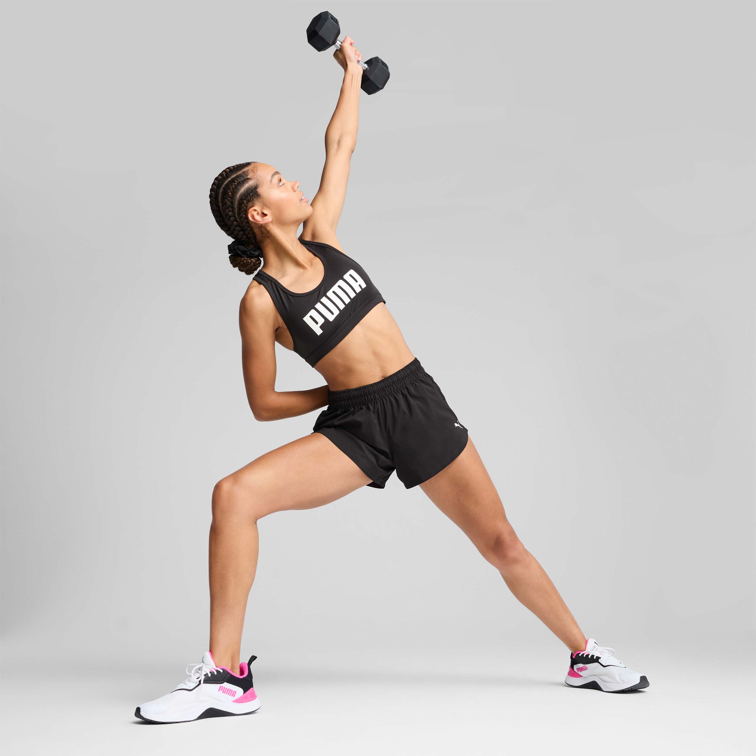 Puma Bra deportivo 4KEEPS, NEGRO, hi-res