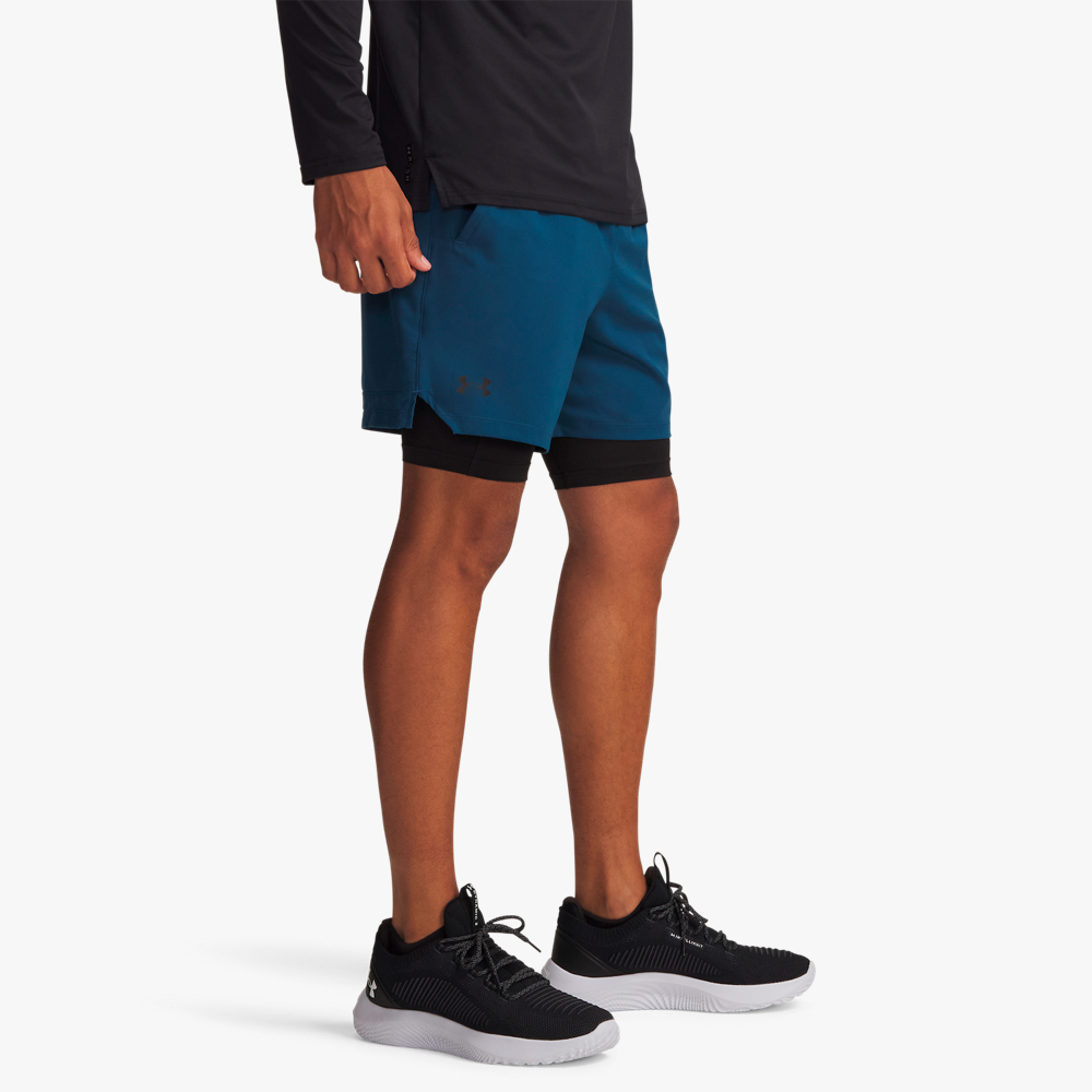 Under Armour Shorts Vanish Woven 2-in-1, AZUL, hi-res