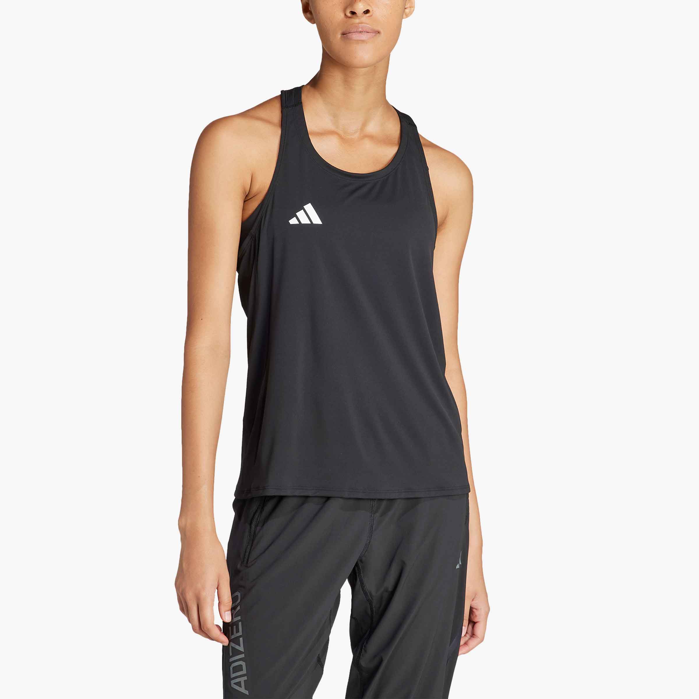 adidas Polera de Running Adizero Essentials, NEGRO, hi-res
