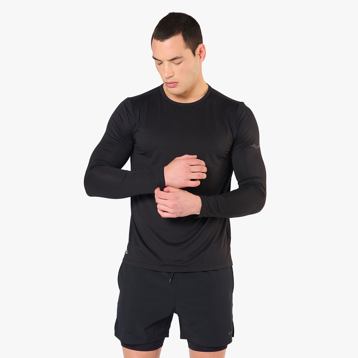 Saucony Polera Stopwatch, NEGRO, hi-res