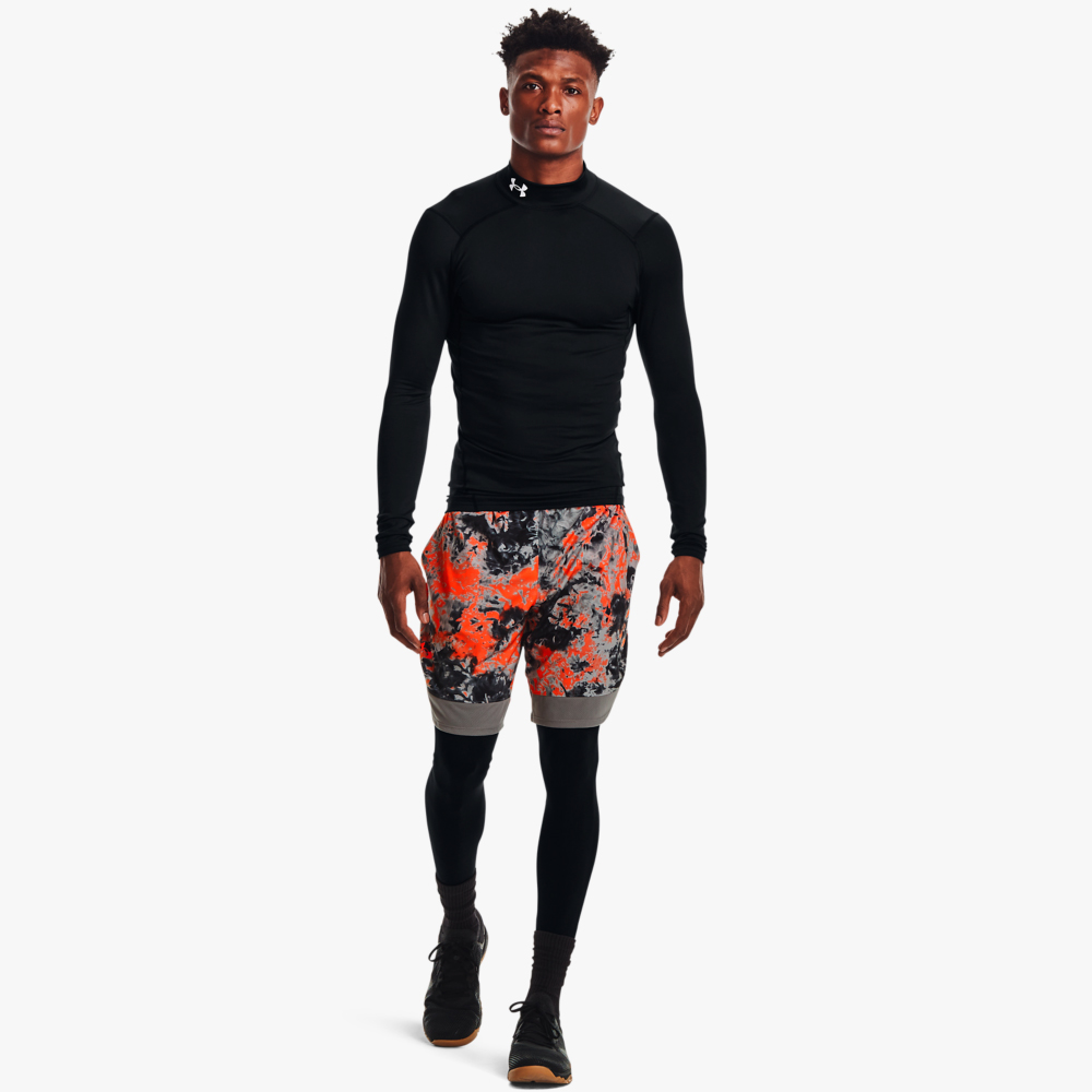 Under Armour Polera ColdGear Compression, NEGRO, hi-res