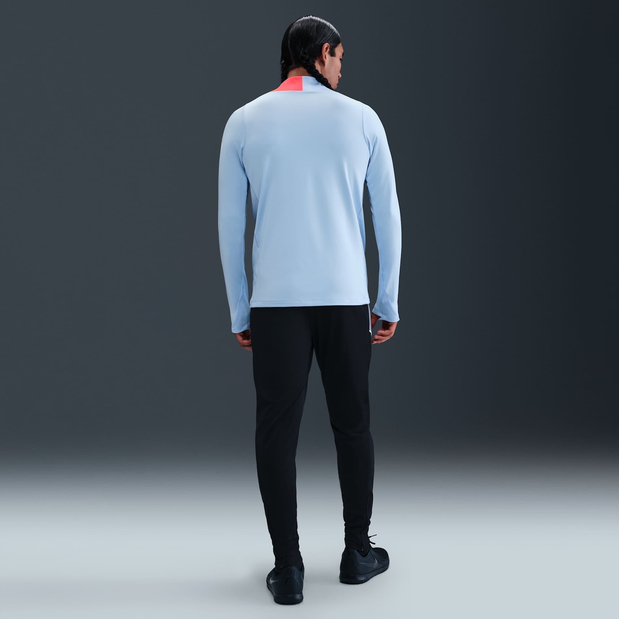 Nike Polera Manga Larga Strike, AZUL, hi-res