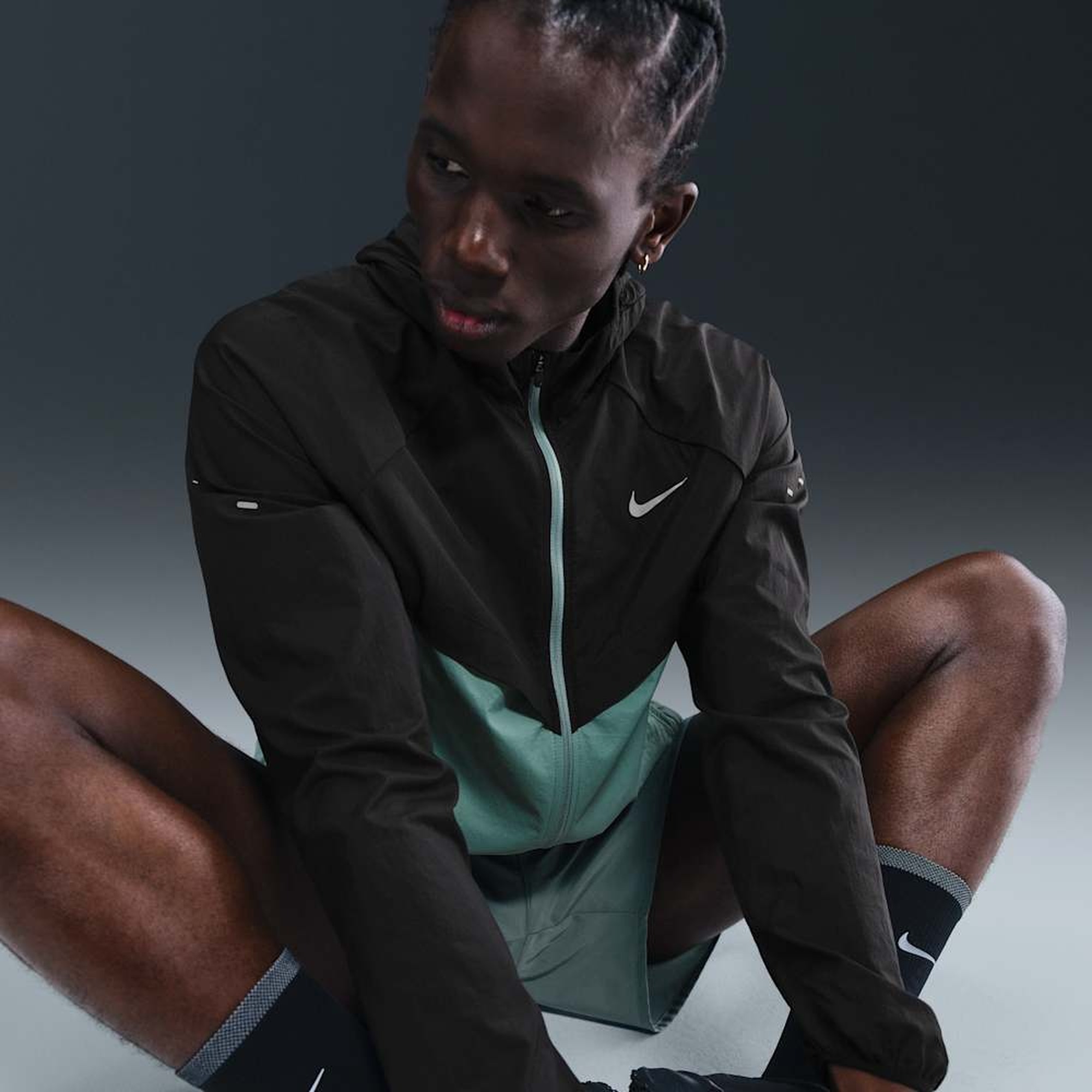 Nike Chaqueta Repel UV Stride, NEGRO, hi-res