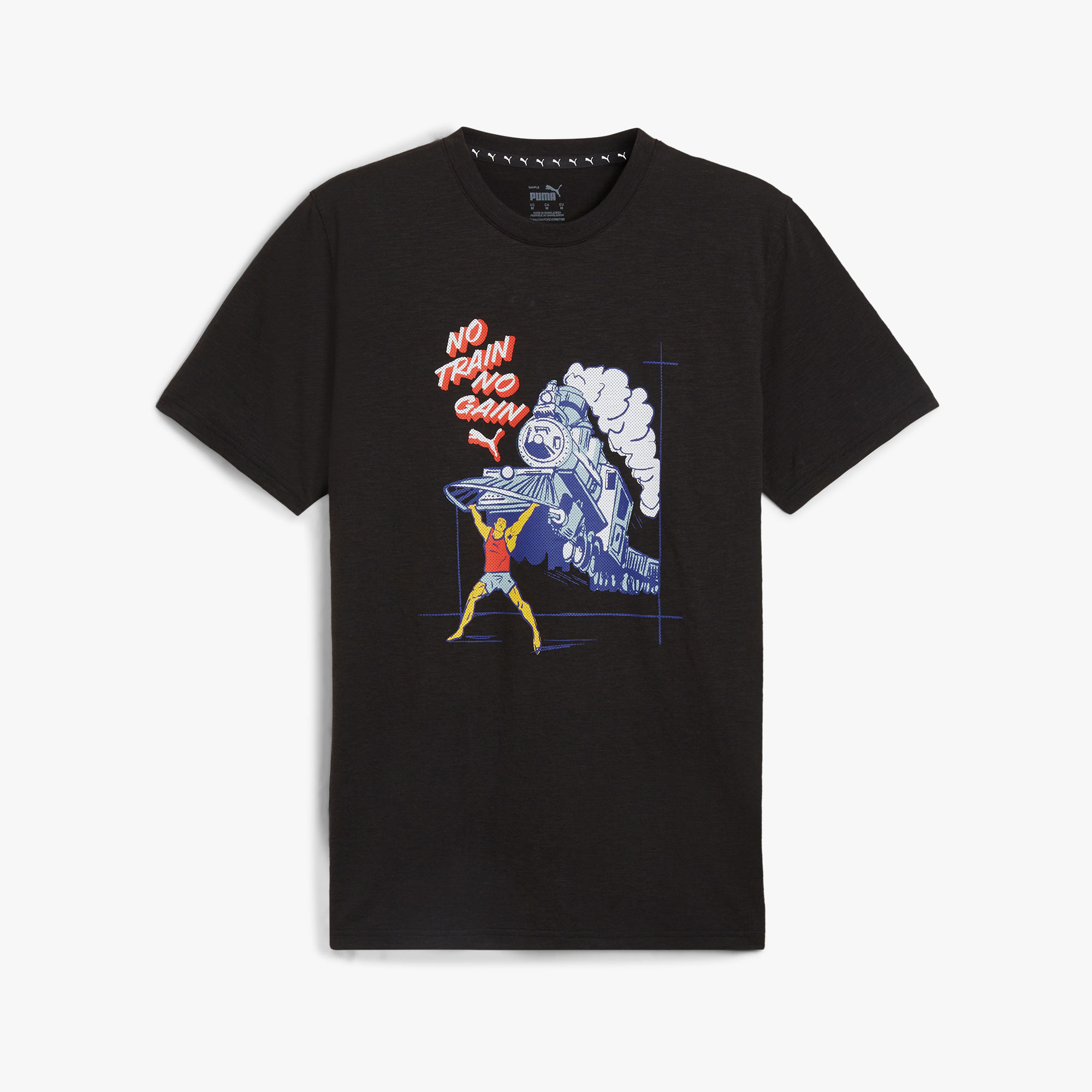 Puma Polera No Train No Gain, NEGRO, hi-res