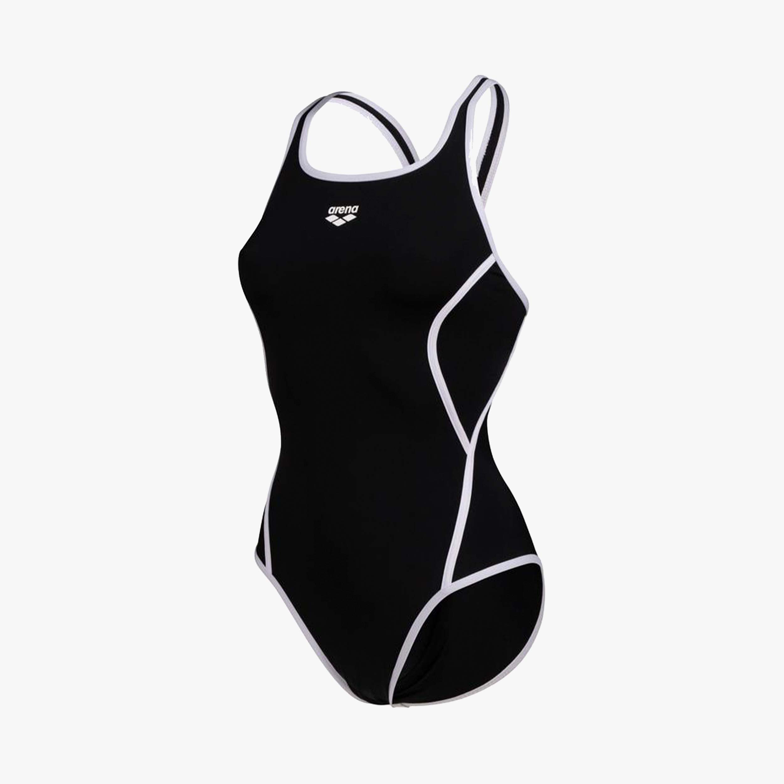 Arena Traje de Ba&ntilde;o Pro File V Back, NEGRO, hi-res