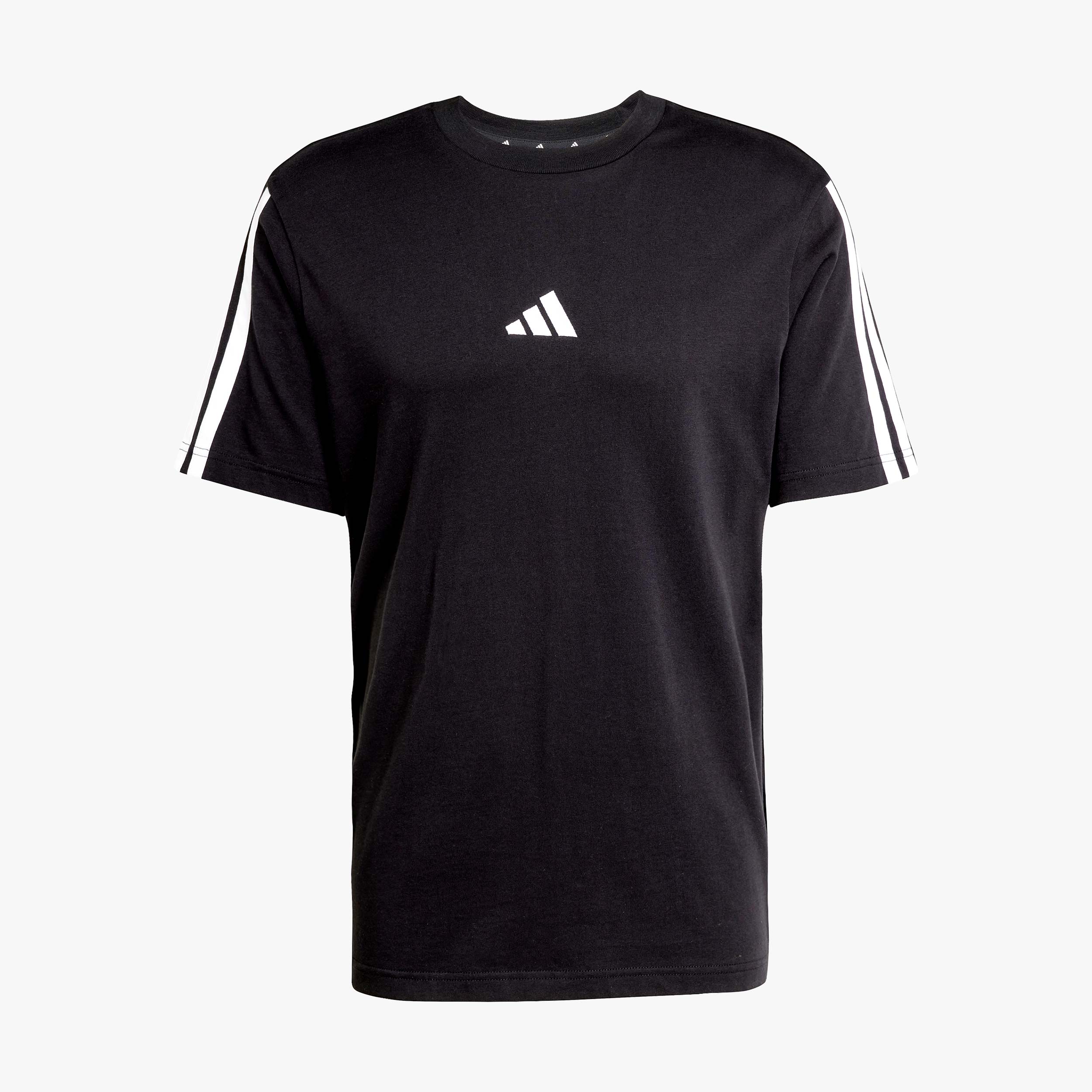 adidas Polera Essentials 3 Tiras Tejido Jersey, NEGRO, hi-res