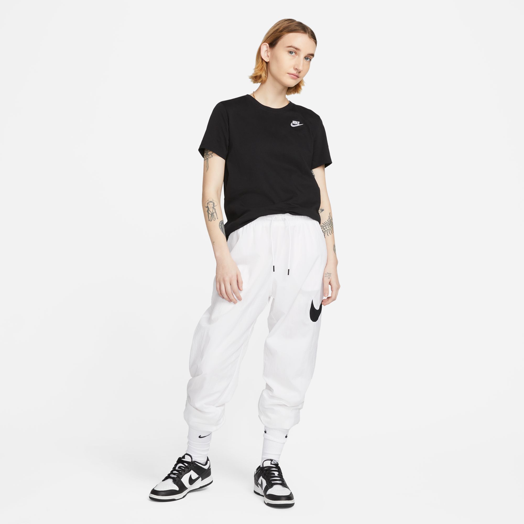 Nike Polera Sportswear Club Essentials, NEGRO, hi-res