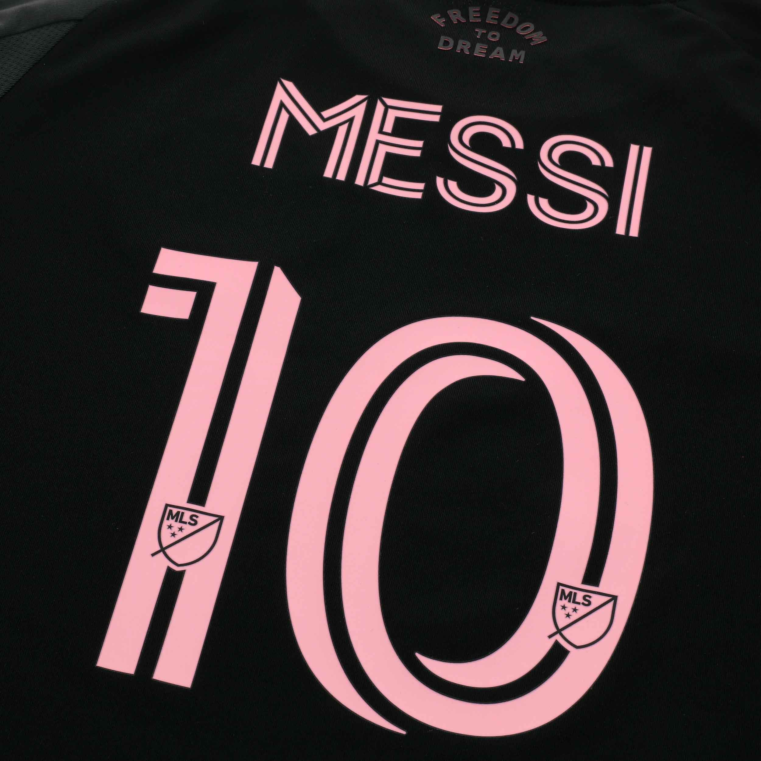 adidas Camiseta Inter Miami Visitante 25/26 Messi Ni&ntilde;os, NEGRO, hi-res
