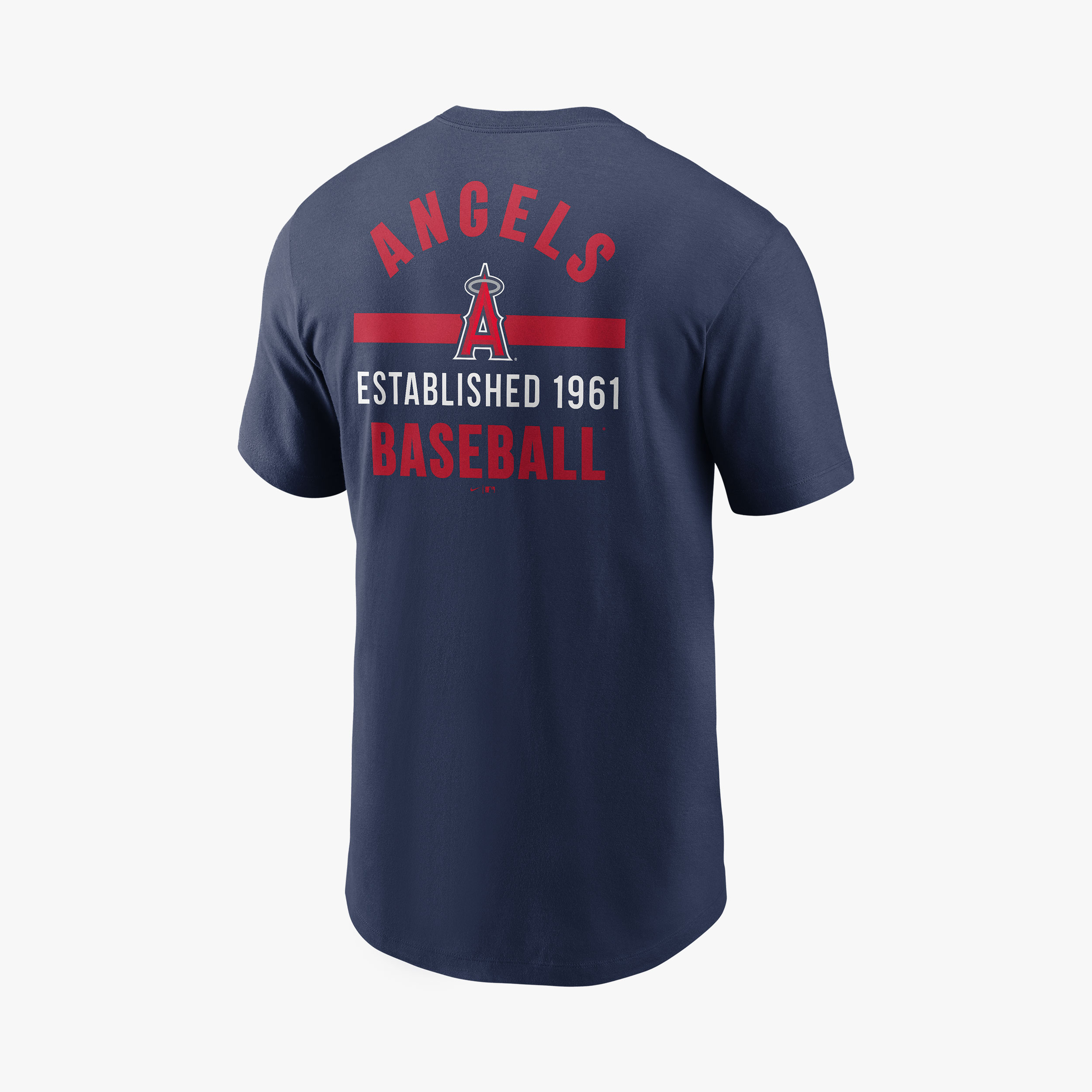 MLB Polera Hit Ang, AZUL, hi-res