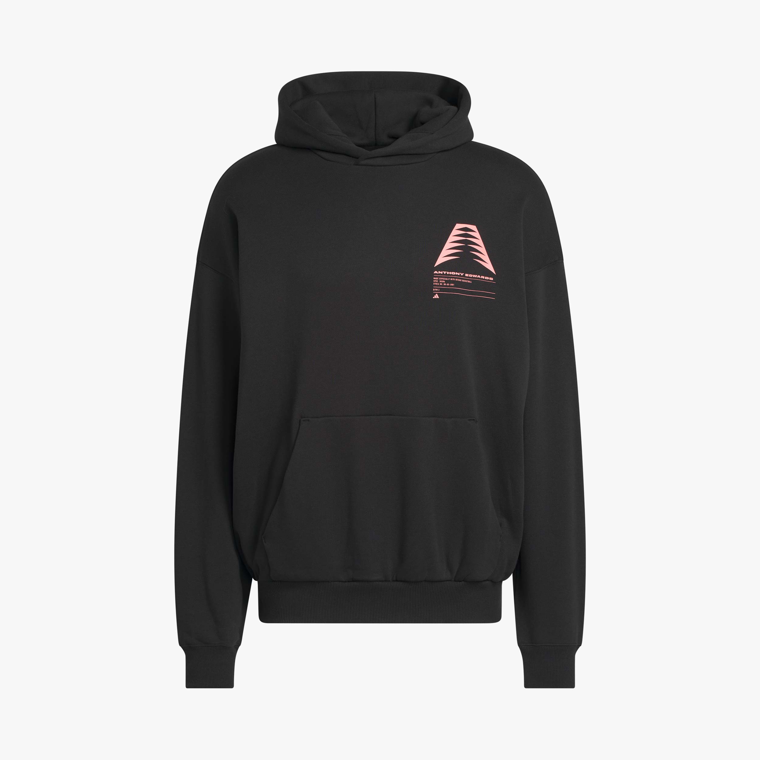 adidas Poler&oacute;n Anthony Edwards Schematic, NEGRO, hi-res