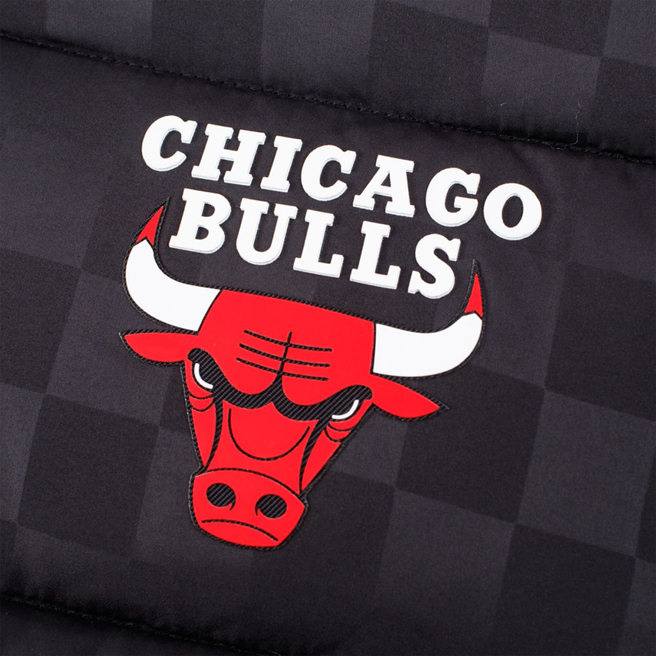 NBA Chaqueta Chicago Bulls, NEGRO, hi-res