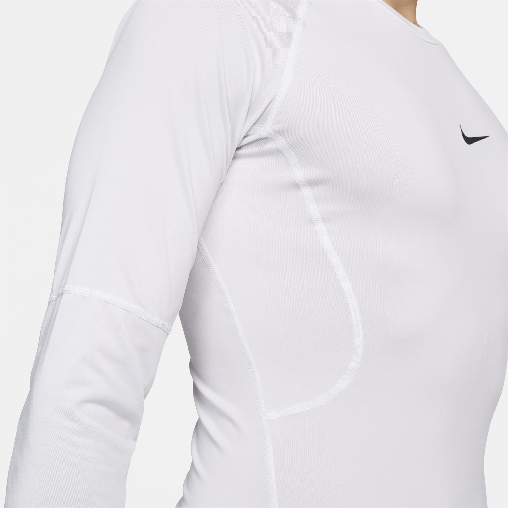 Nike Polera Pro, BLANCO, hi-res