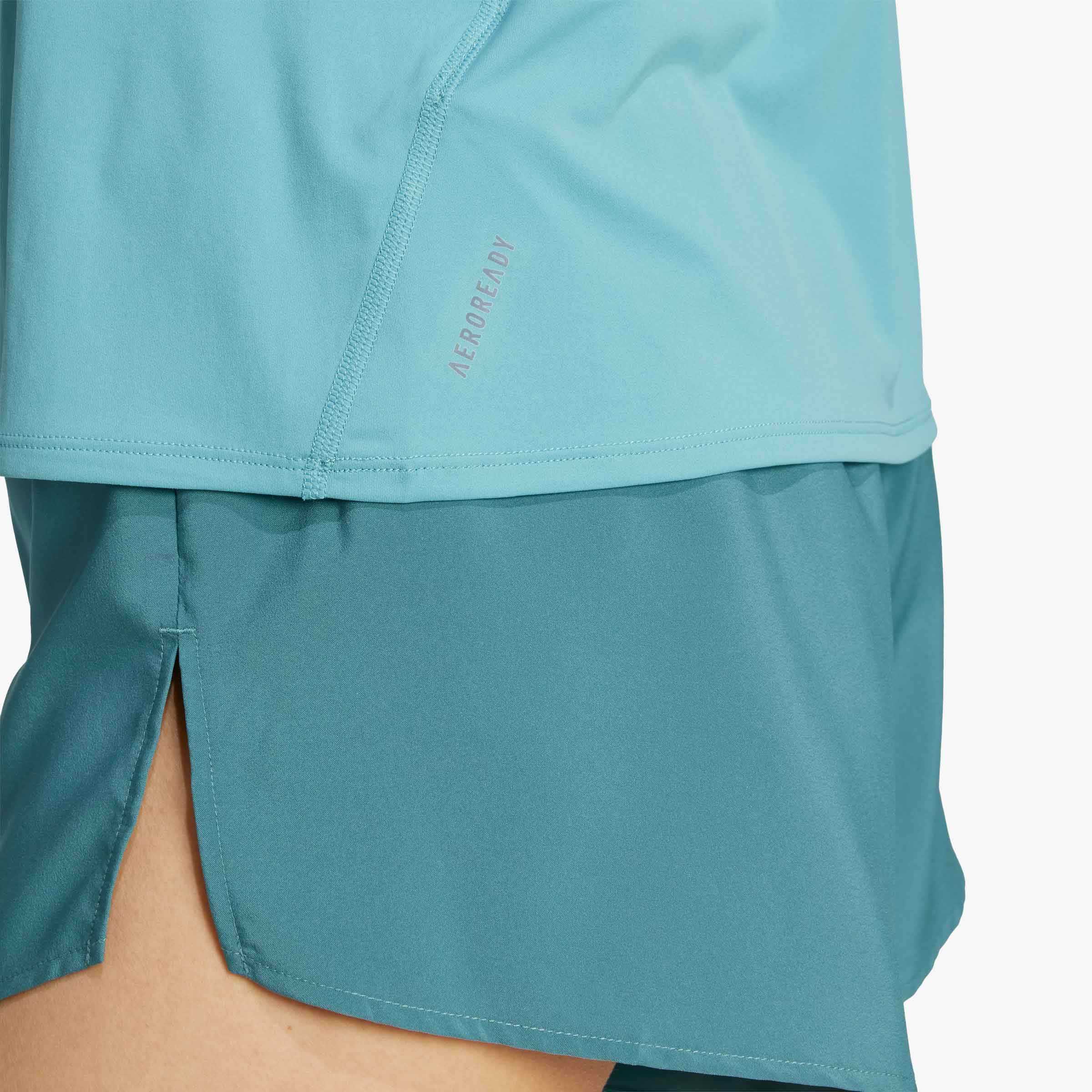 adidas Polera Sin Mangas de Running Adizero Essentials, VERDE, hi-res