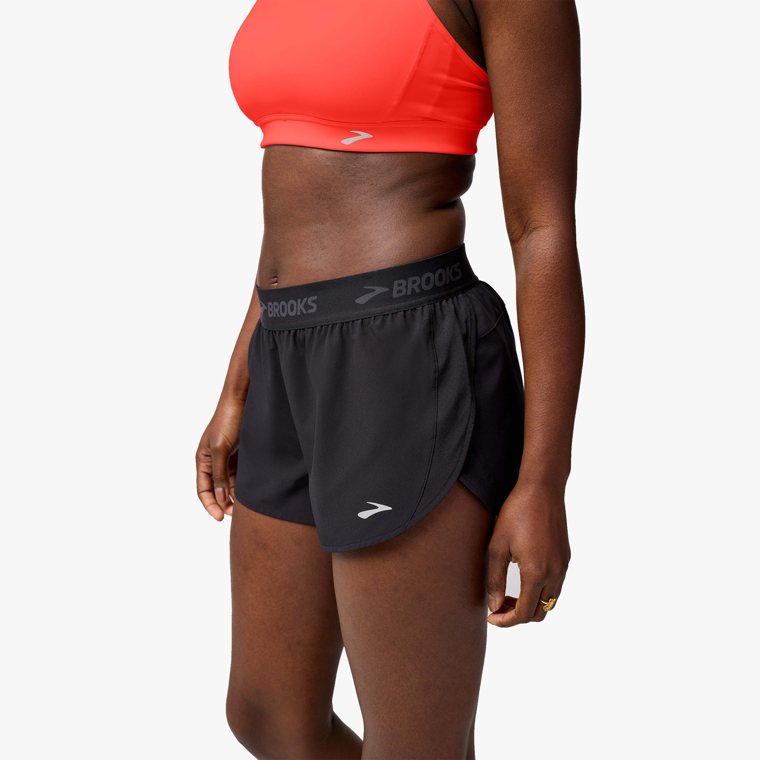 Brooks Breakaway 2.5" Short, NEGRO, hi-res