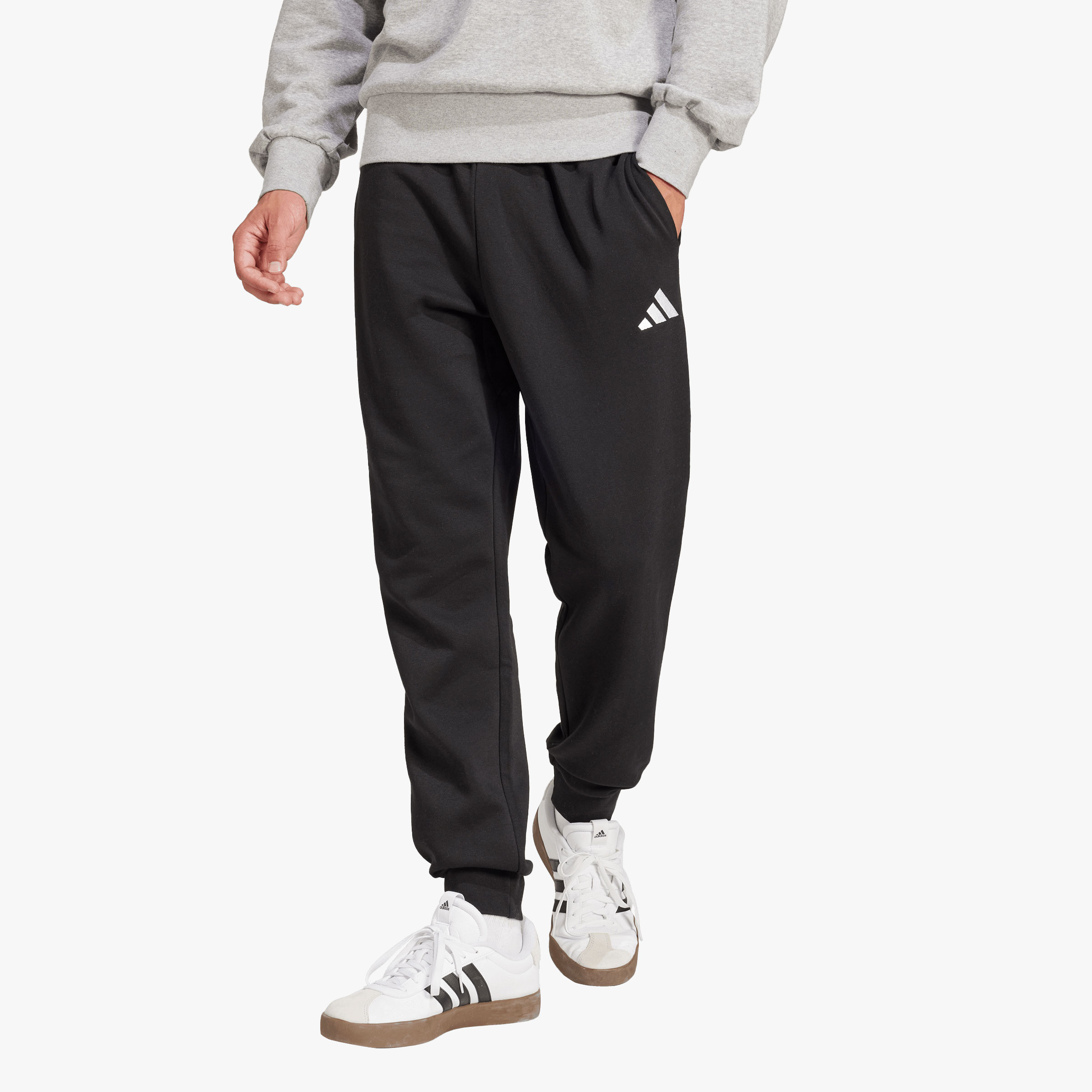 adidas Pantal&oacute;n Essentials Feelcozy Felpa, NEGRO, hi-res