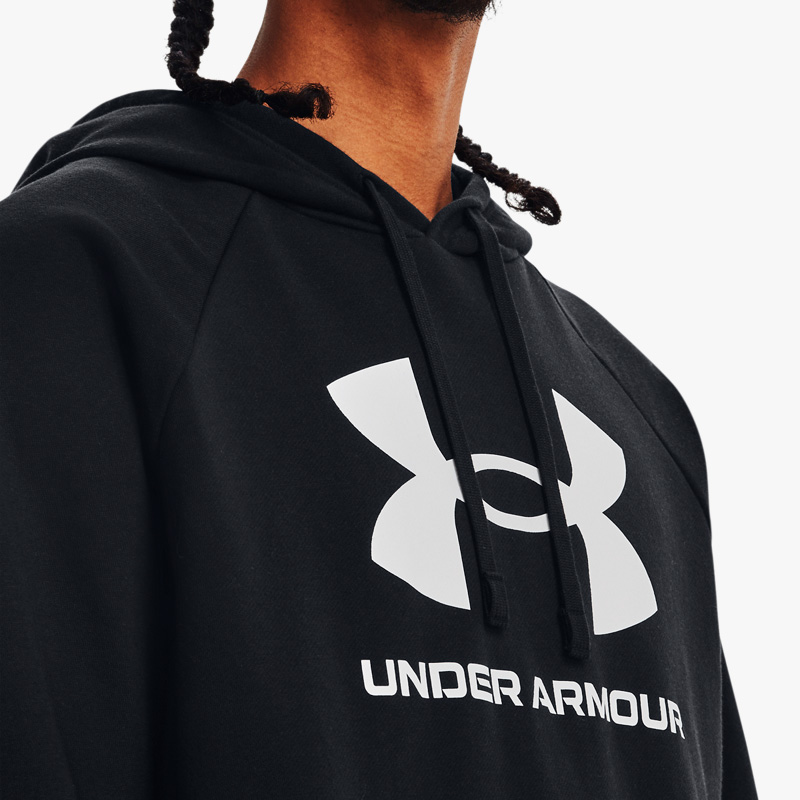 Under Armour Poler&oacute;n Rival Fleece, NEGRO, hi-res