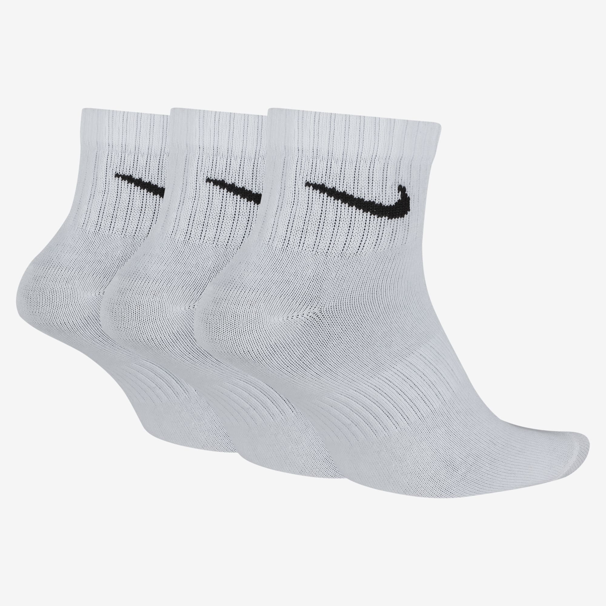 Nike Calcetines Everyday Lightweight Cortos 3 Pares, BLANCO, hi-res