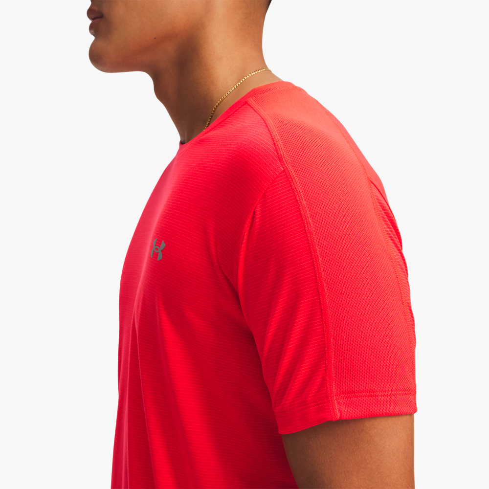 Under Armour Polera Velociti Reflect, ROJO, hi-res
