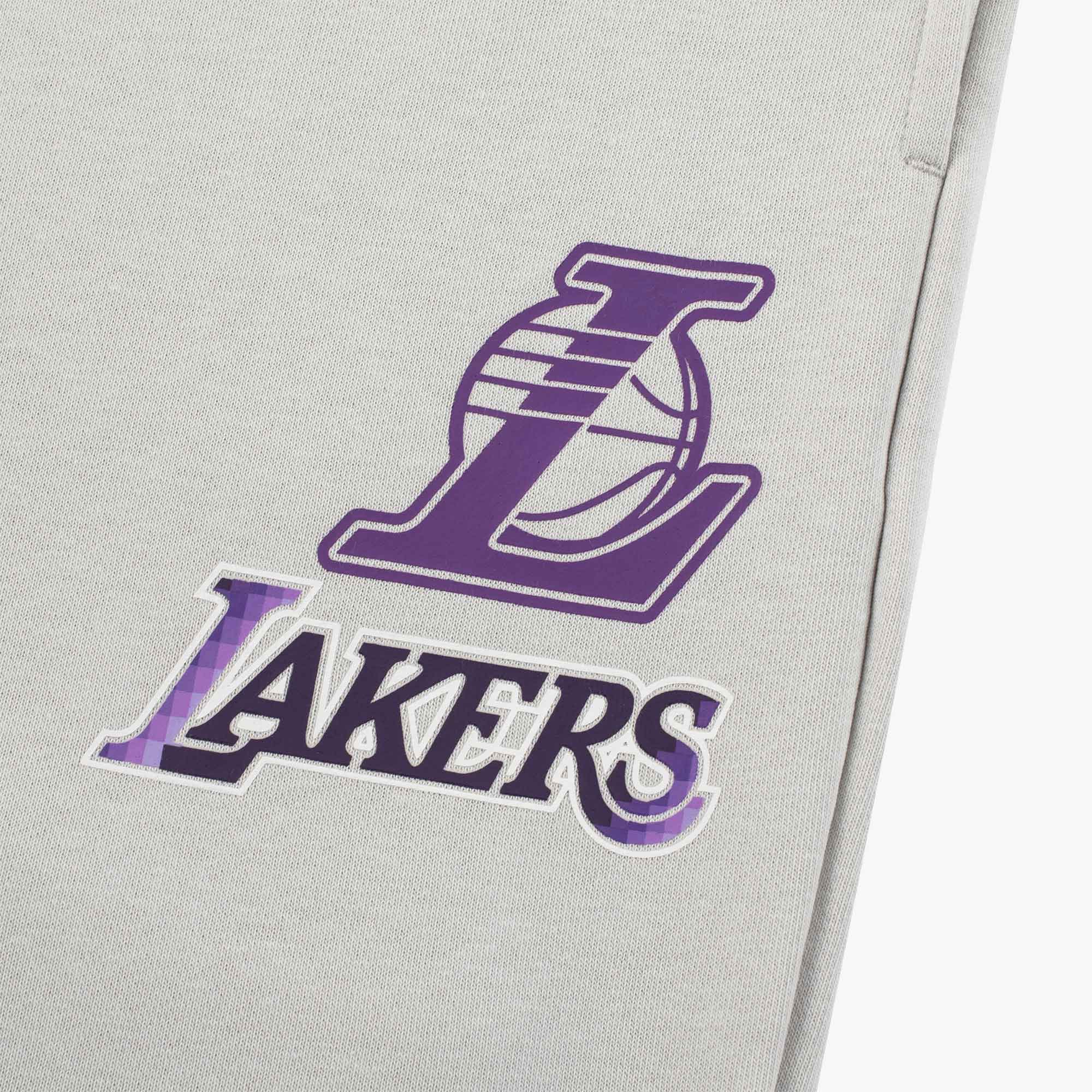 NBA Pantal&oacute;n Los Angeles Lakers, GRIS, hi-res