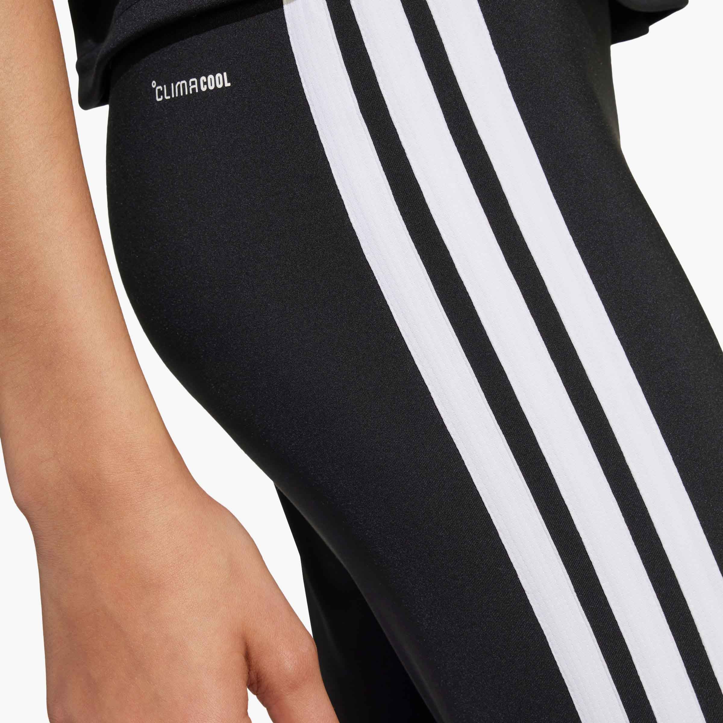 adidas Calzas Train Essentials 3 Tiras Ni&ntilde;as, NEGRO, hi-res