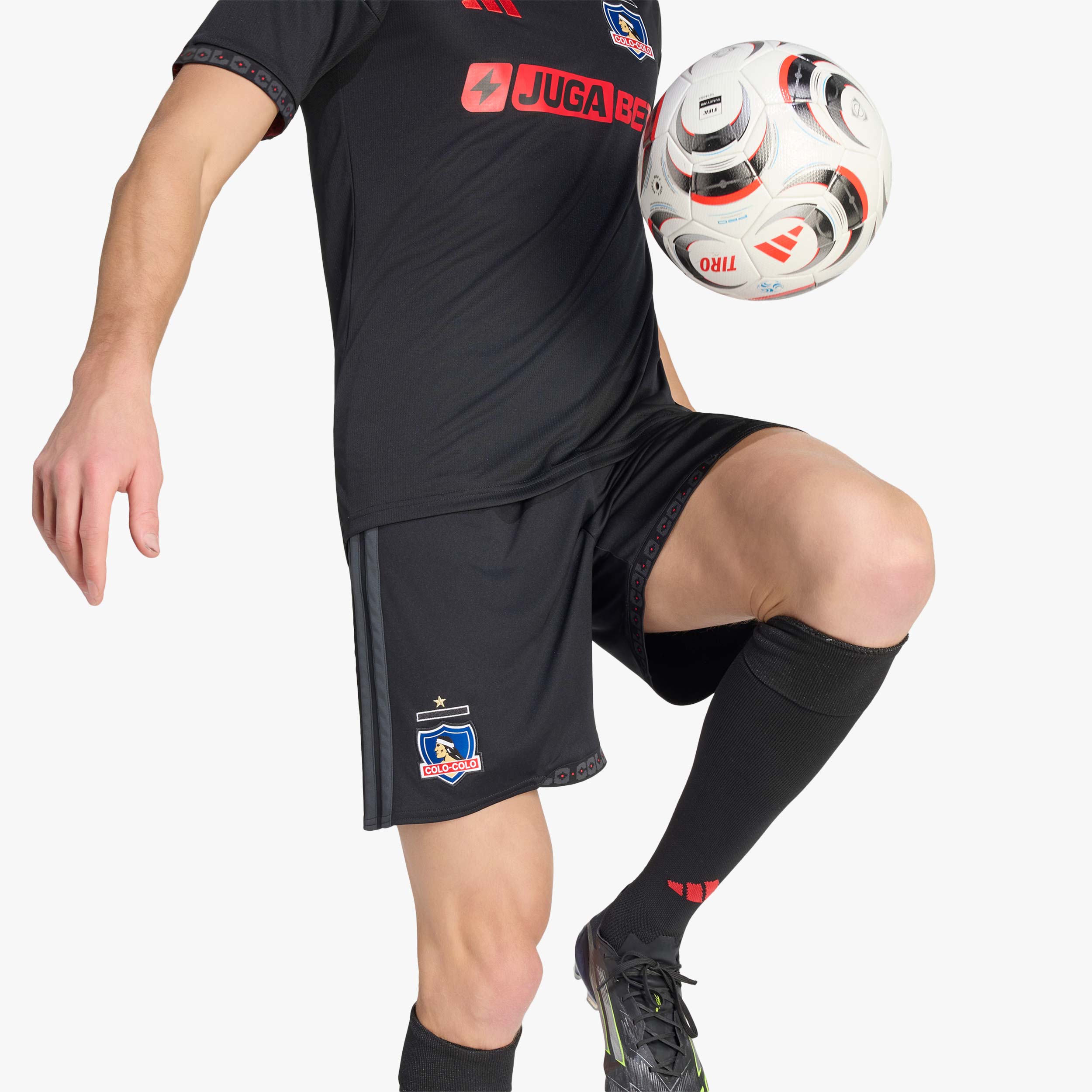 adidas Shorts Colo-Colo Visitante 2026, NEGRO, hi-res