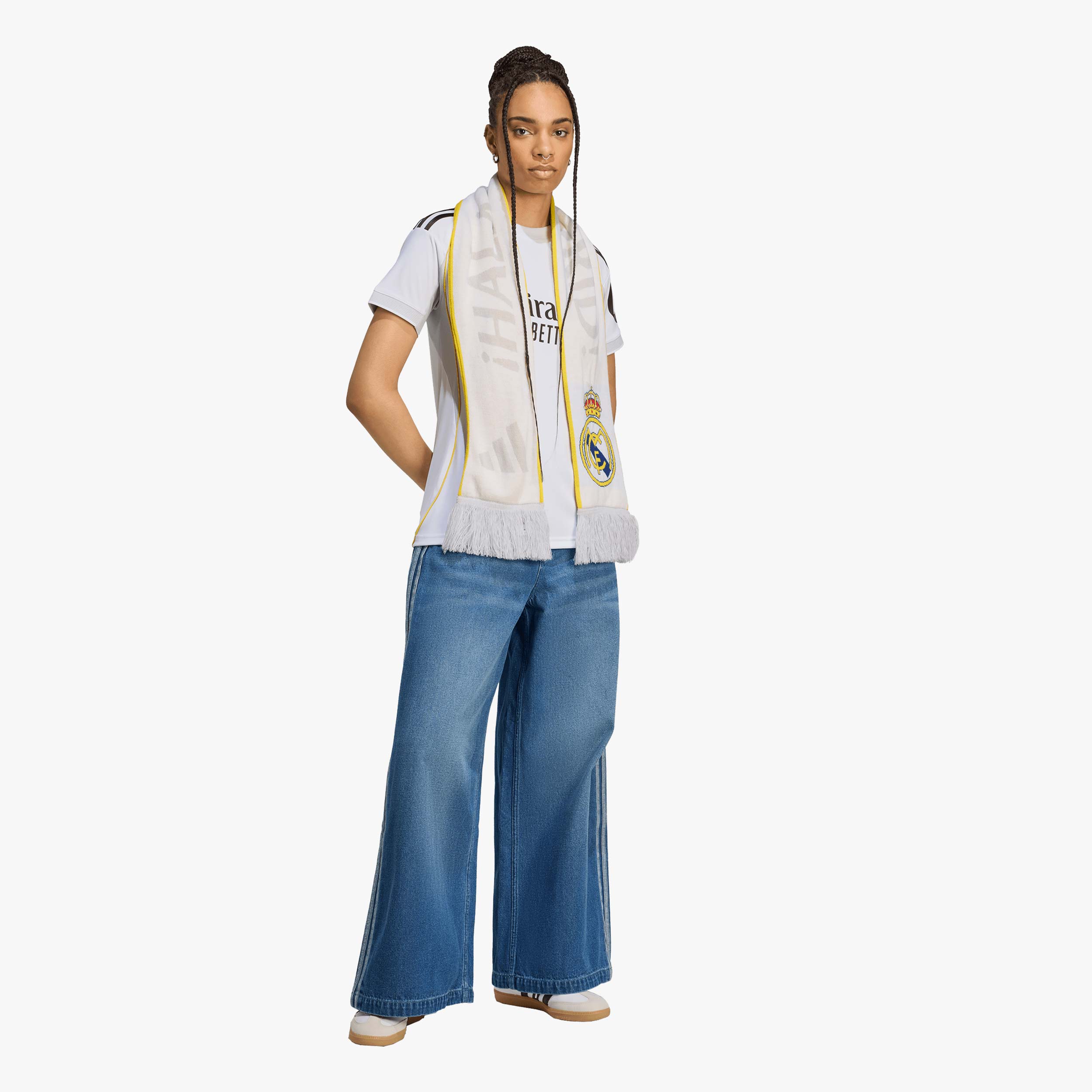 adidas Camiseta de Local Real Madrid 25/26, BLANCO, hi-res