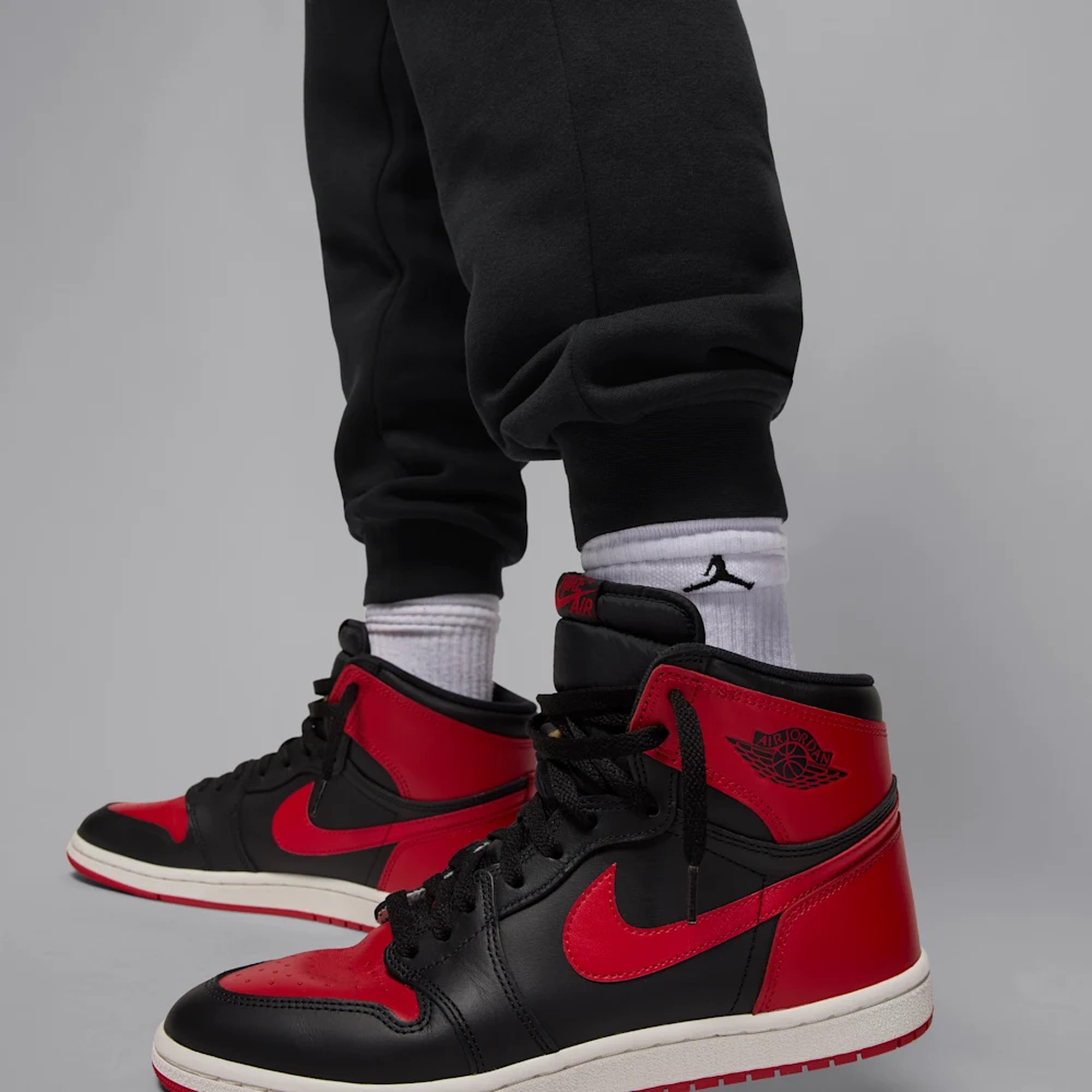 Jordan Pantal&oacute;n Jumpman Fleece, NEGRO, hi-res