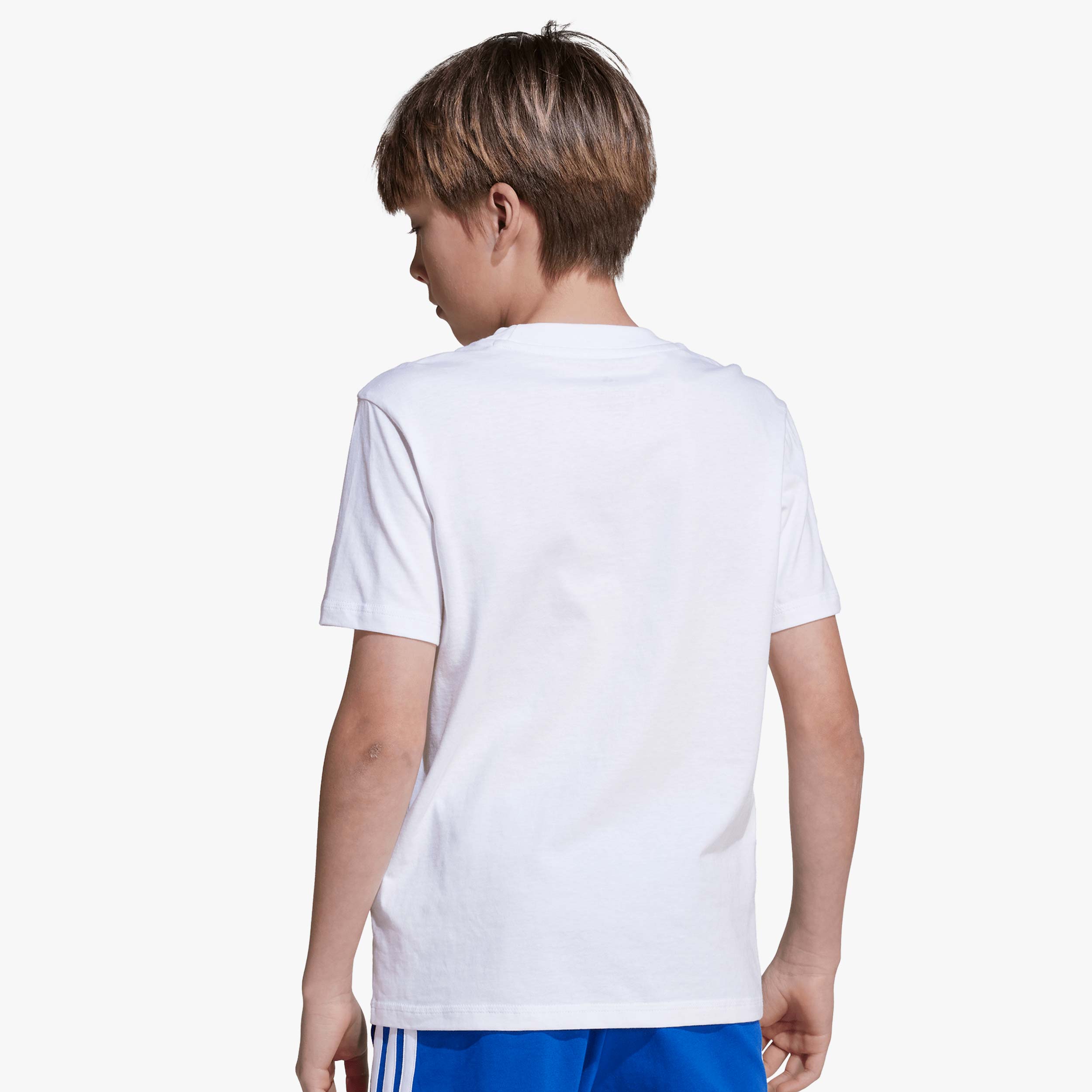 adidas Polera Essentials Ni&ntilde;os, BLANCO, hi-res