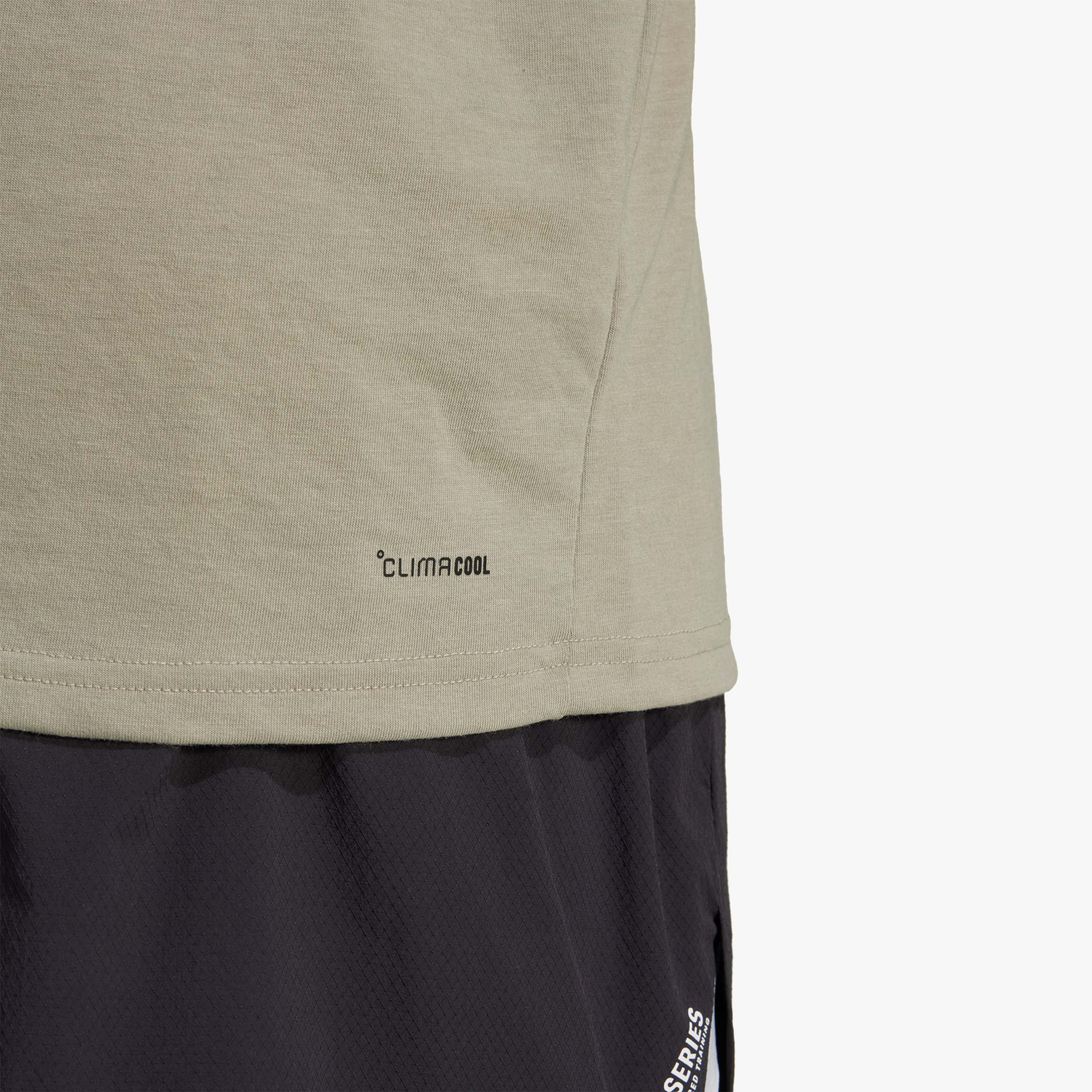 adidas Polera Climacool Training Camo Logo Graphic, GRIS, hi-res
